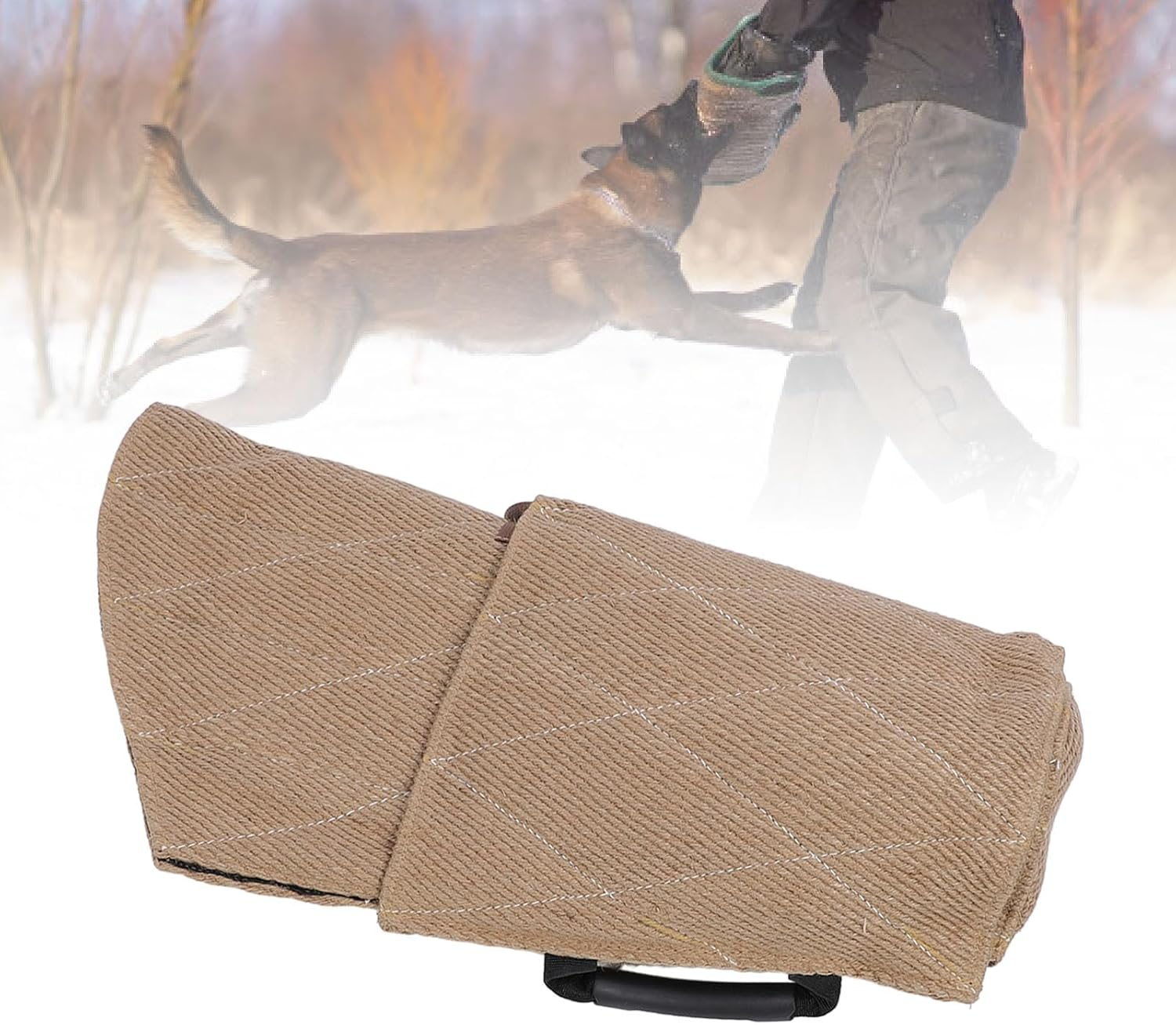 Dog Bite Sleeve, Training Equipment for Medium, Large Dogs like German Shepherds and Pitbulls, Safe Strong Arm Padded Biting Sleeve for Personal Trainers German Shepherd Malinois image number 2