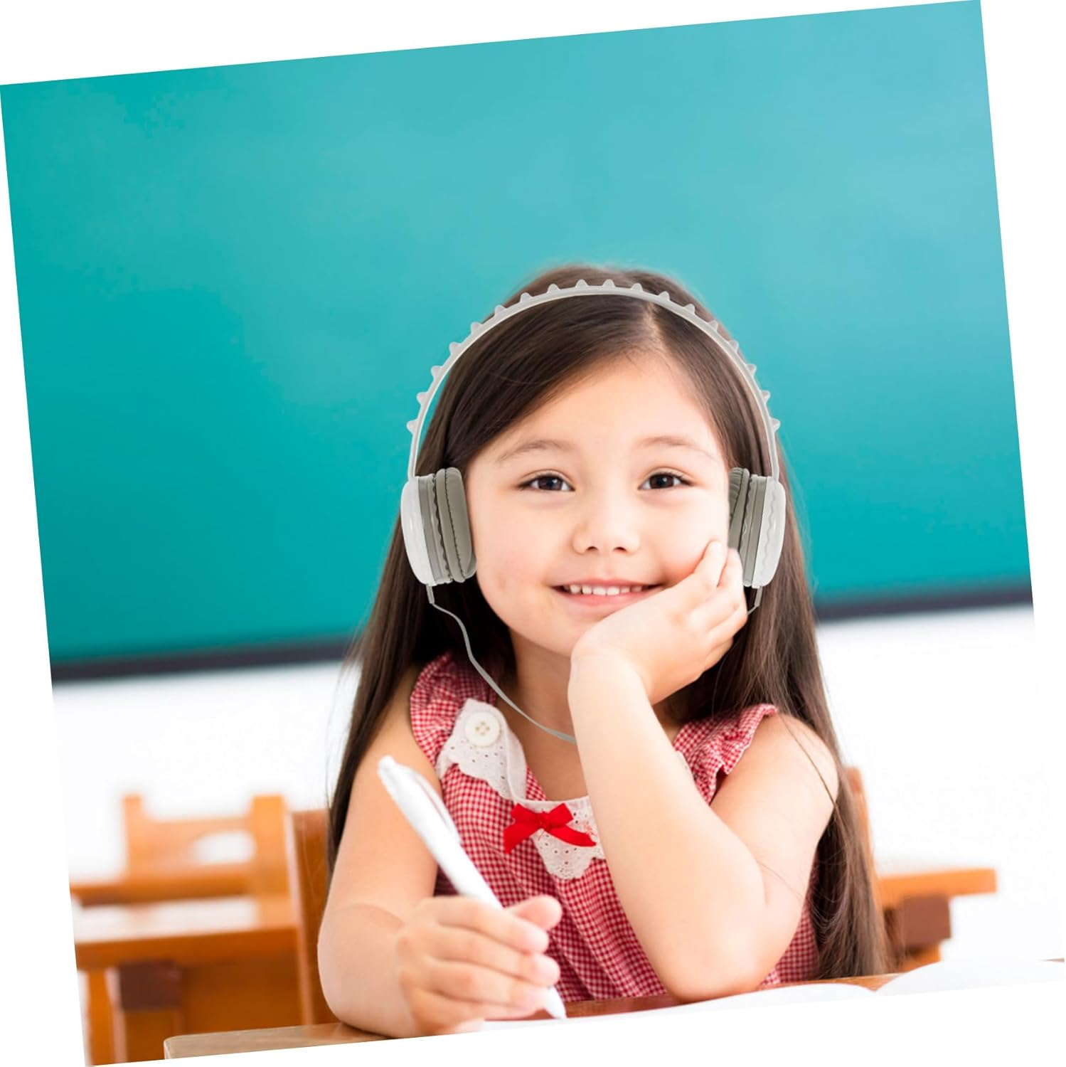 SHOWERORO Wired Cartoon Headphones for Boys over Ear Student Headset with Stable Audio Transmission Comfortable Lightweight Material Stylish Music Accessory for Teens image number 3