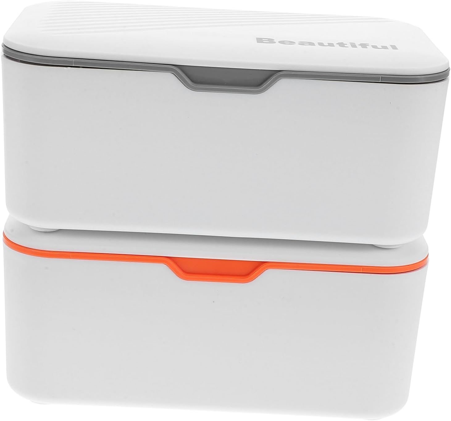 KOMBIUDA 2Pcs Wipes and Tissue Holder Organizer Box Storage Organizer for Household