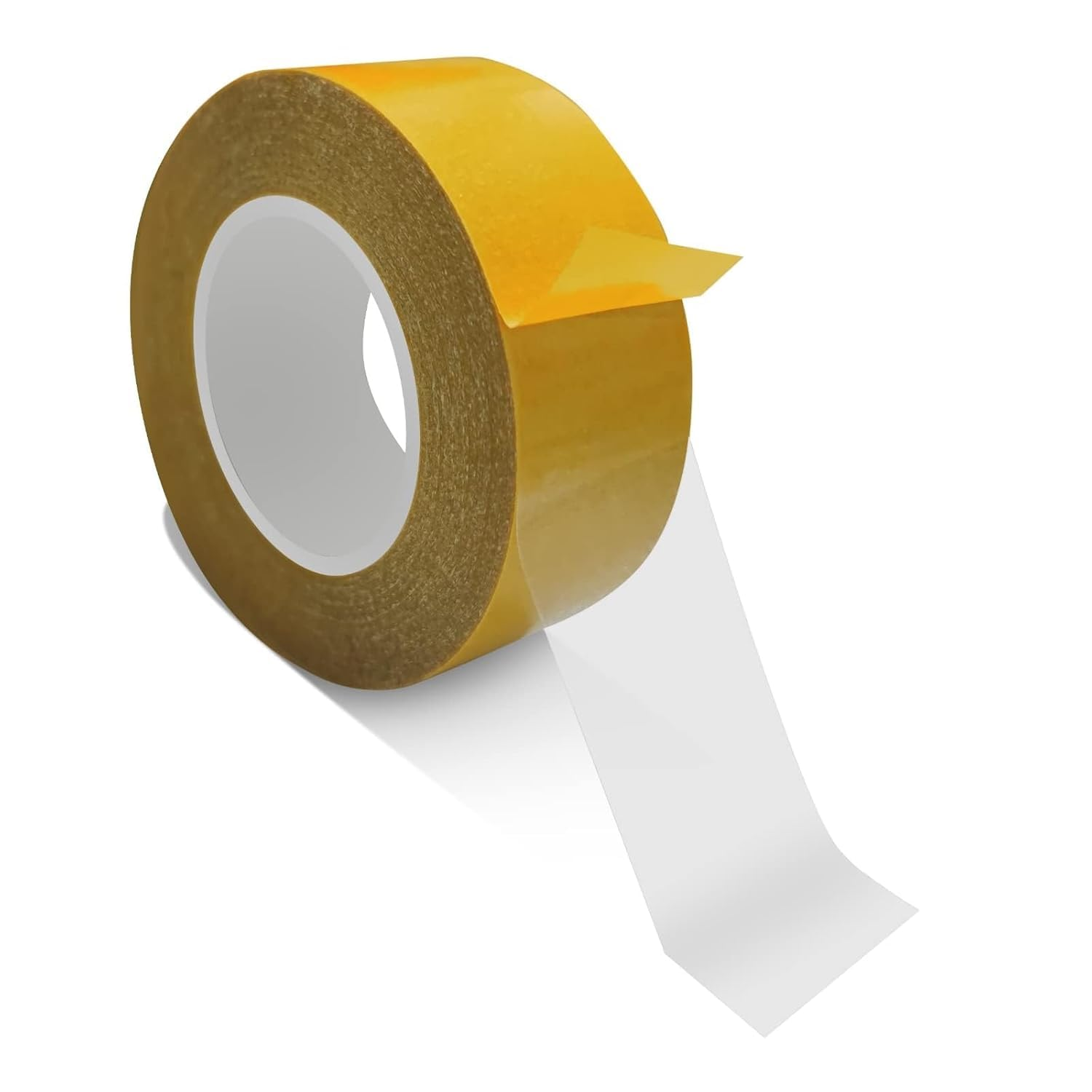 Super Thin Double Sided Adhesive Tape,Ransparent Sticky Tape for Making DIY Crafts, Paste Photo, Scrapbook, Gift Wrap, Rug Fixed, Woodworker, Fashion Clothing，2.5Cm X 50 M (1 Inch X 164 Feet)