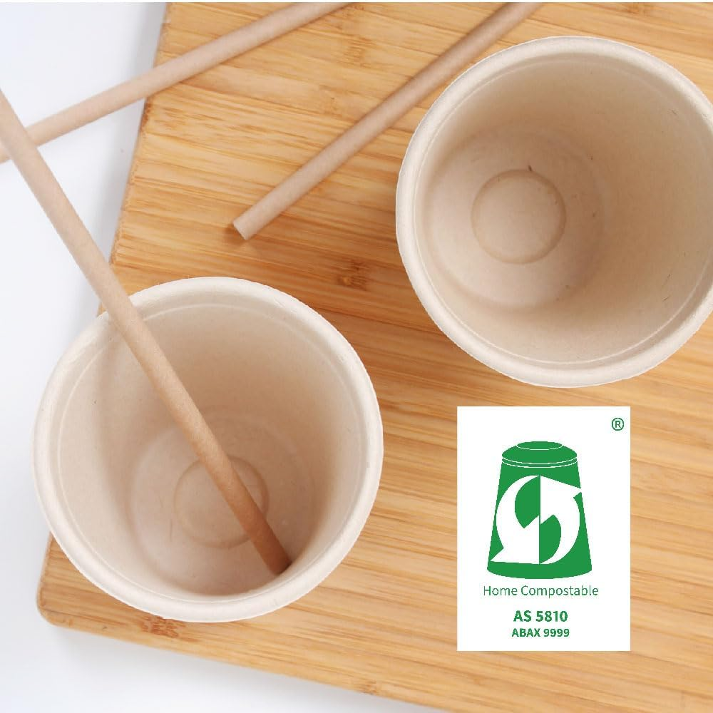 Eco Basics White Magic Biodegradable Paper Straws 50-Packs, 19.5 Cm Length image number 5