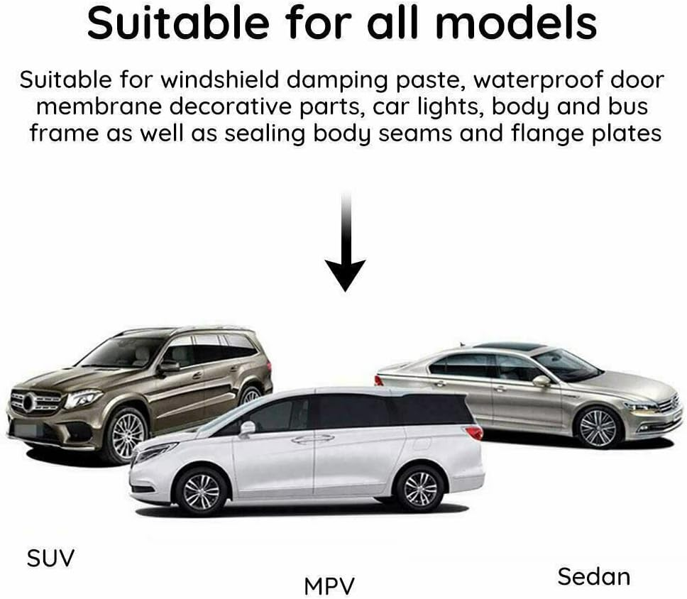 4M Butyl Rubber Glue Sealant Roll Car Door Headlight Retrofit Sealing Seal Strip image number 4