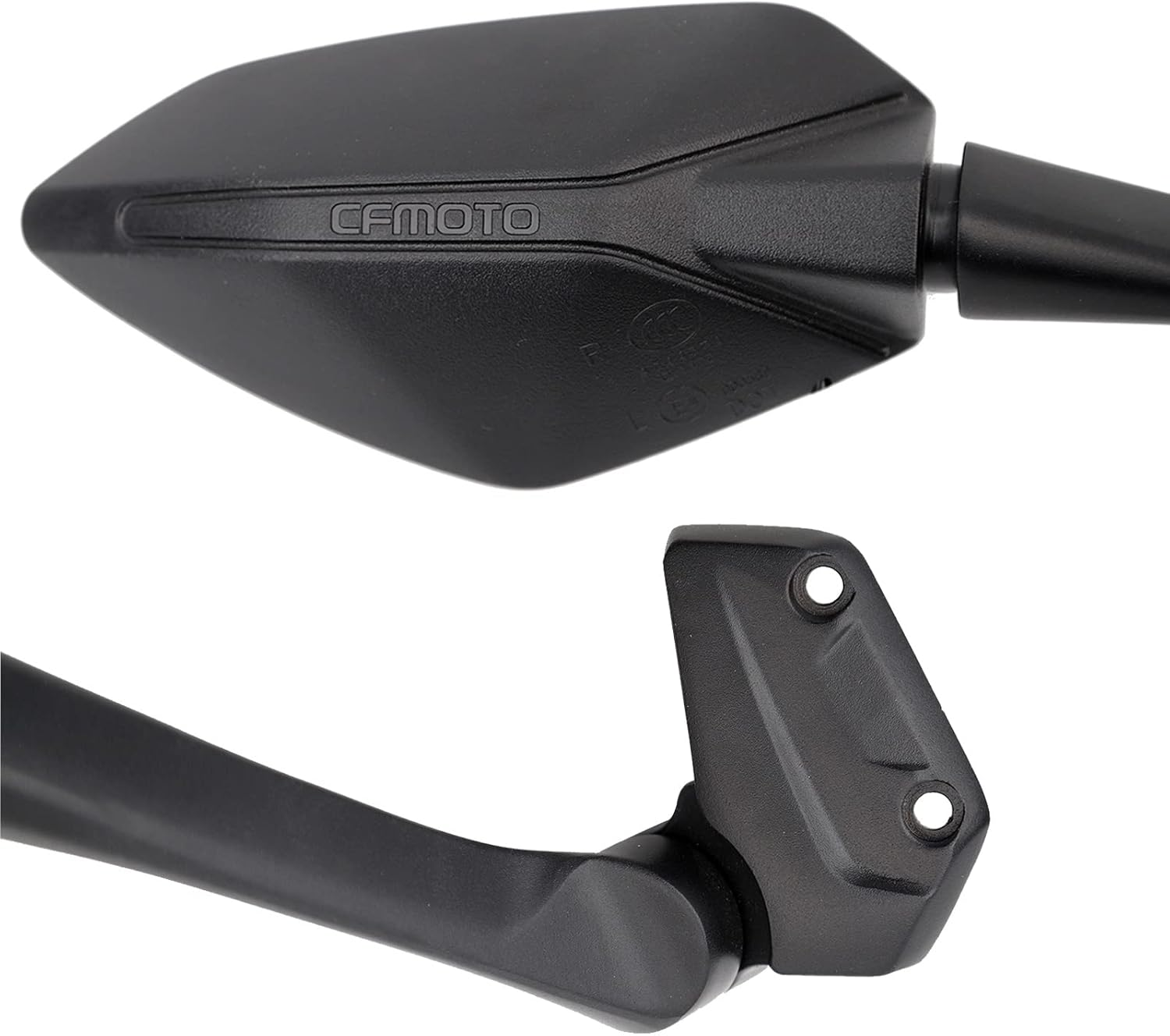 Mokuo Motorcycle Rearview Mirrors Fit for CFMOTO 300SS,CF250SR 300SR Right&Left OEM Parts Number 7010-03-000007-H08-L/7010-03-000007-H08-R image number 3