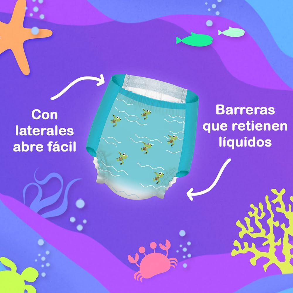 Huggies Little Swimmers Nappy Pants Small (7-12Kg) 12 Count image number 4