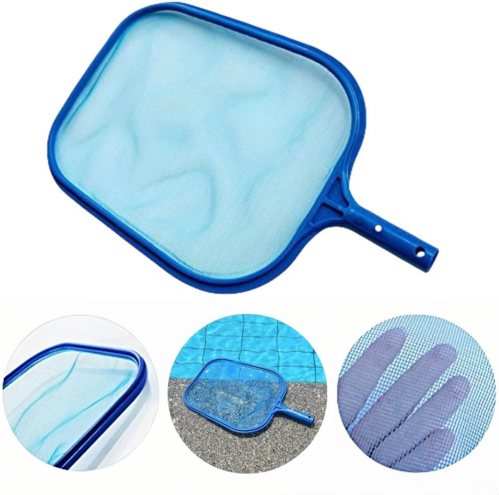 Aknebriax 3Pcs Pool Skimmer Net,Hot Tubs Nets Fine Mesh Leaf Rake,Ultra Fine Mesh Pool Skimmer to Remove Leaves & Debris, Heavy Duty Swimming Pool Skimmer with Handle (Without a Rod) image number 3