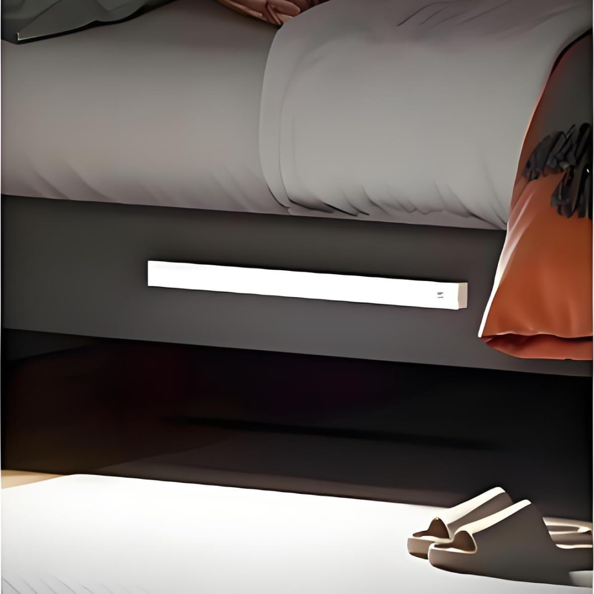 Led Strip Lights,Adhesive Led Lighs,Led Light Strips,Motion Sensor Light,Stick on Strip USB Lights,Night Light,Cabinet,Wall Light,Pack of 2Pieces (White Light,20Cm) image number 5