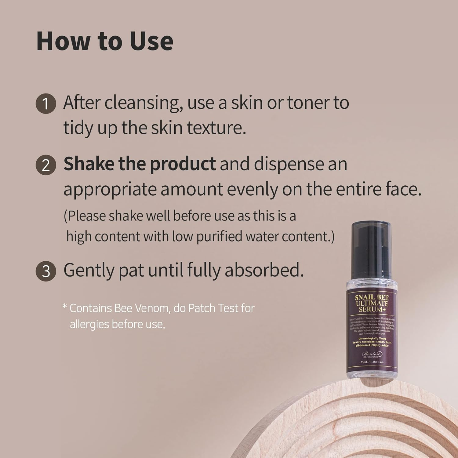 BENTON Snail Bee Ultimate Serum Plus image number 5