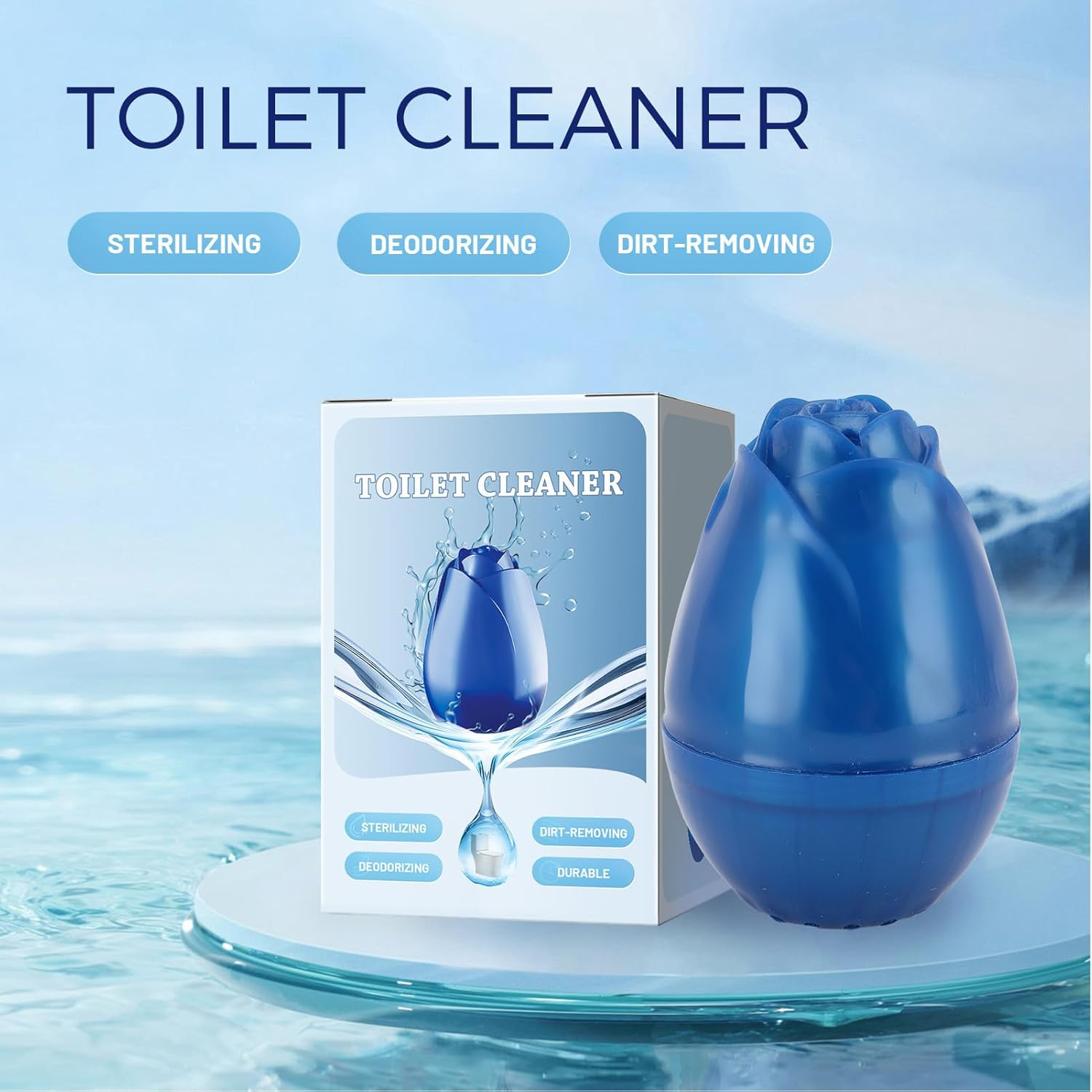 Bewinner 2Pcs Toilet Bowl Cleaners, Toilet Tank Cleaner for All Toilets, Long Lasting Effective Automatic Cleaning Odor Dirt Removal image number 1