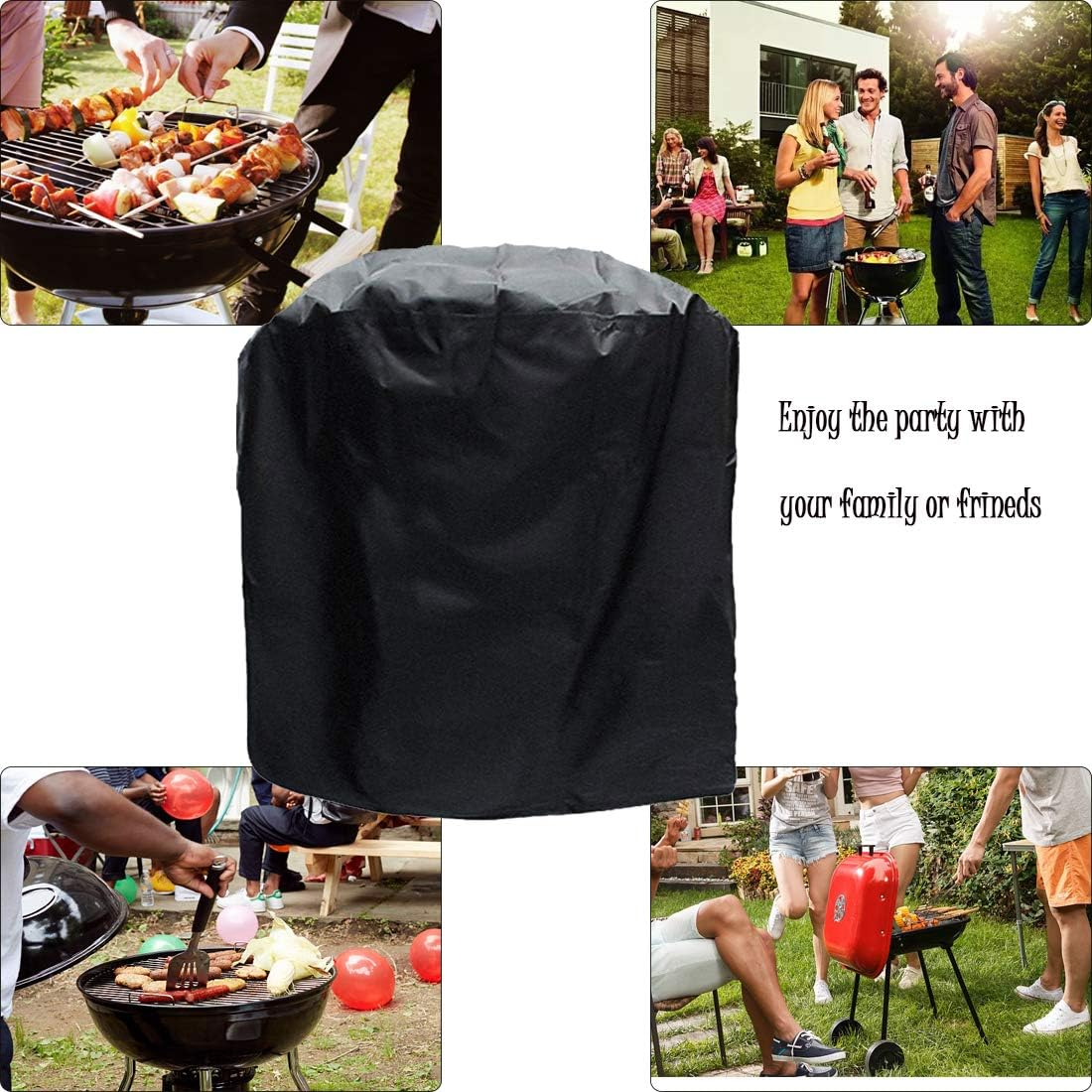 J&C BBQ Cover Barbecue Gas BBQ Grill Cover Waterproof UV Resistant/Fits Grills of Weber Char-Broil Brinkmann