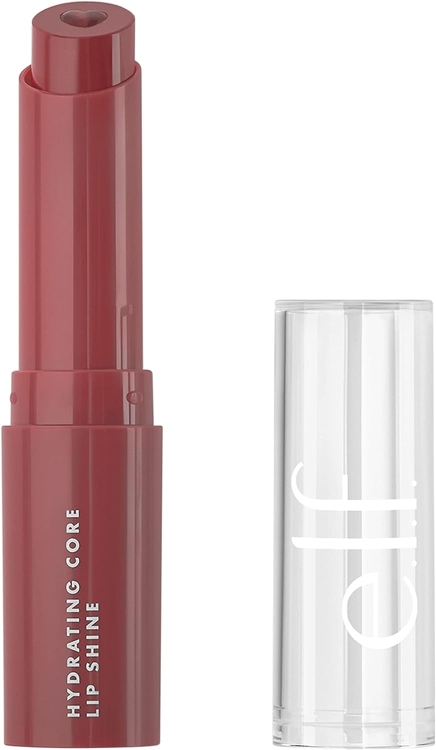 E.L.F. Hydrating Core Lip Shine, Lip Balm for a Sheer Tint of Color & Soft Shine, Infused with Moisturizing Vitamin E, Vegan & Cruelty-Free, Lovely