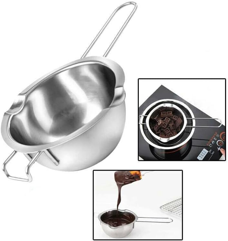 Stainless Steel Wax Melting Pot Double Boiler for DIY Wedding Scented Candle, Rust Resistant, 10.4X5.7X2.3 Inches image number 1