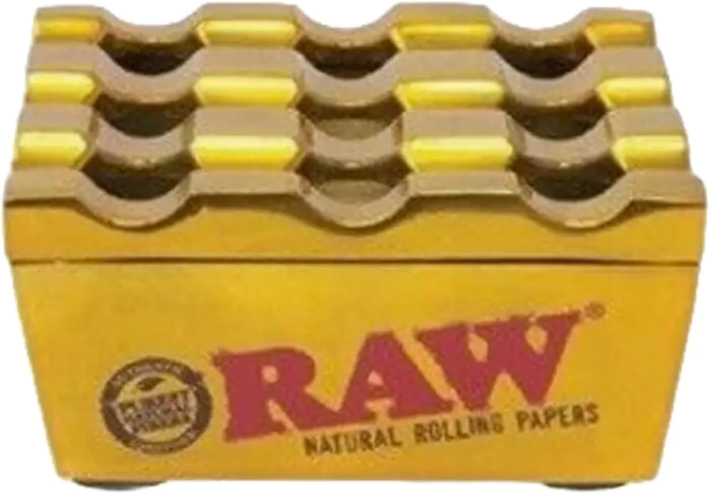 Raw Metal Ashtray, Gold Colour