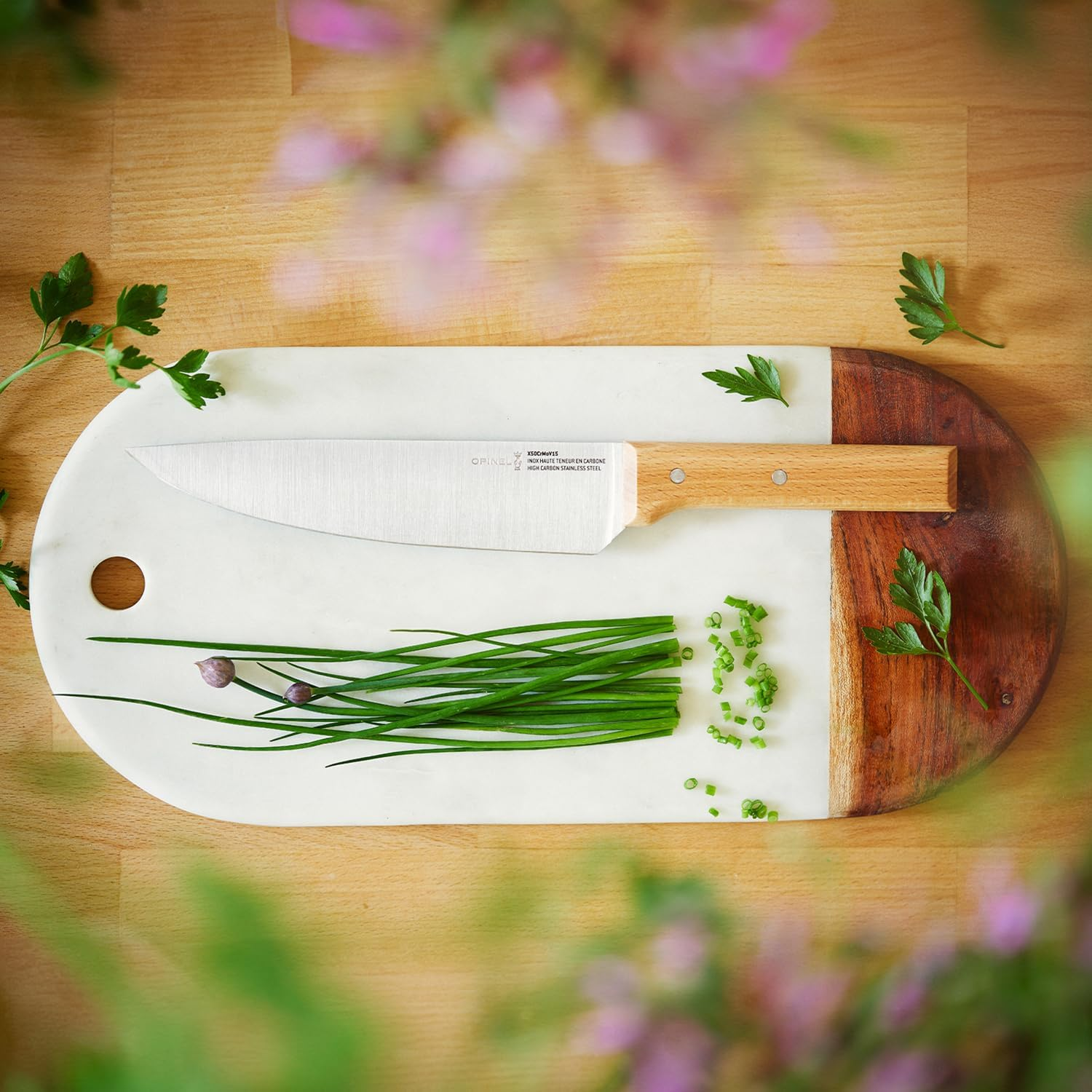 Opinel 118 Multi-Purpose Chef'S Kitchen Knife, 20 Cm Blade image number 1