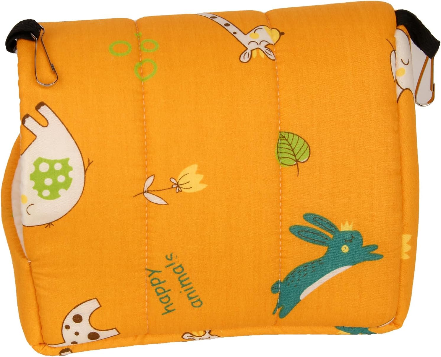 Bird Hanging Hammock Winter Warm Parrot Nest House Bed Plush Snuggle Pet Cave Hammock Toy for Conure Lovebird Budgie Parakeet Cockatiel Cage Accessory (Small) image number 1