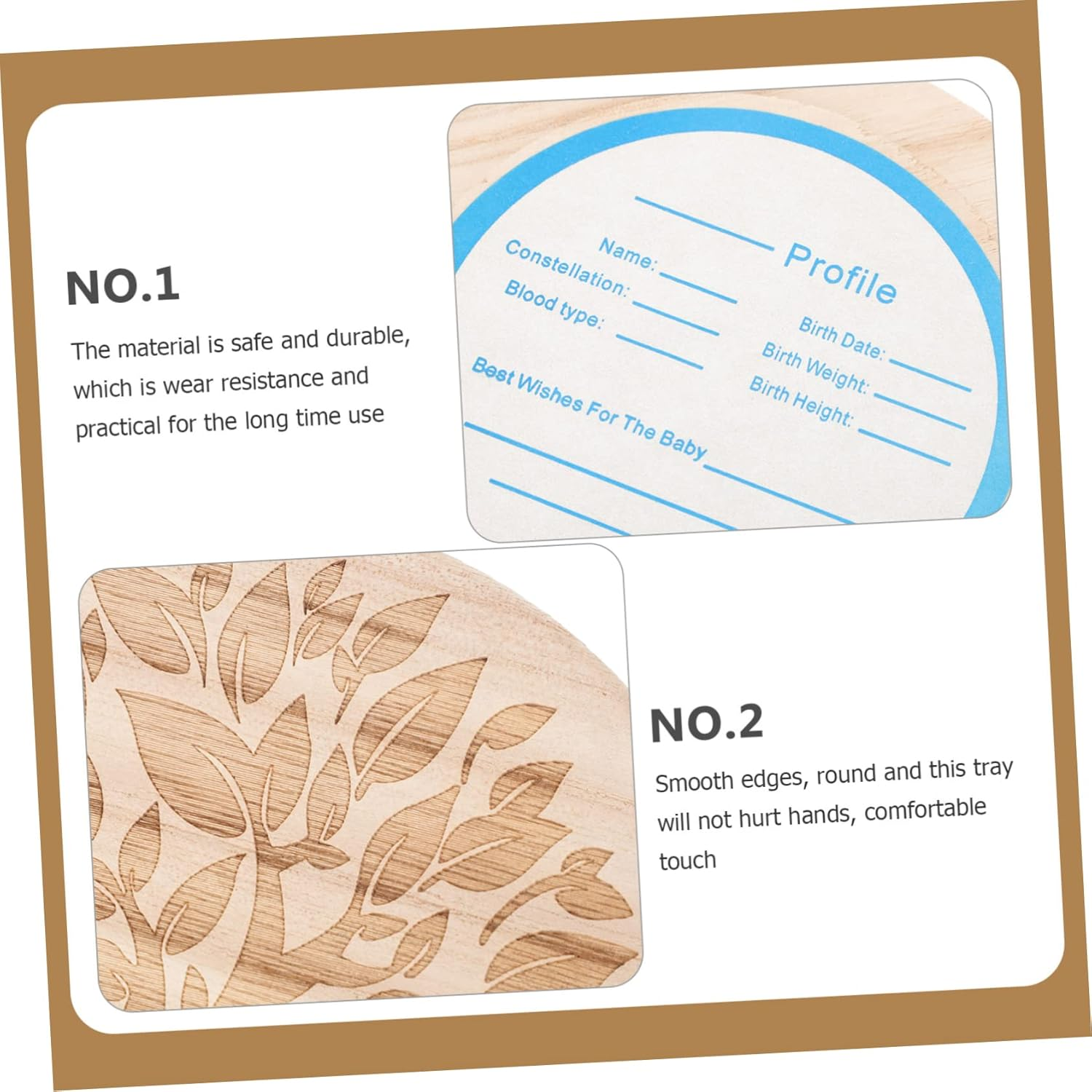 Deciduous Tooth Box Wooden Teeth Storage Box Boys and Girls for Shower image number 6