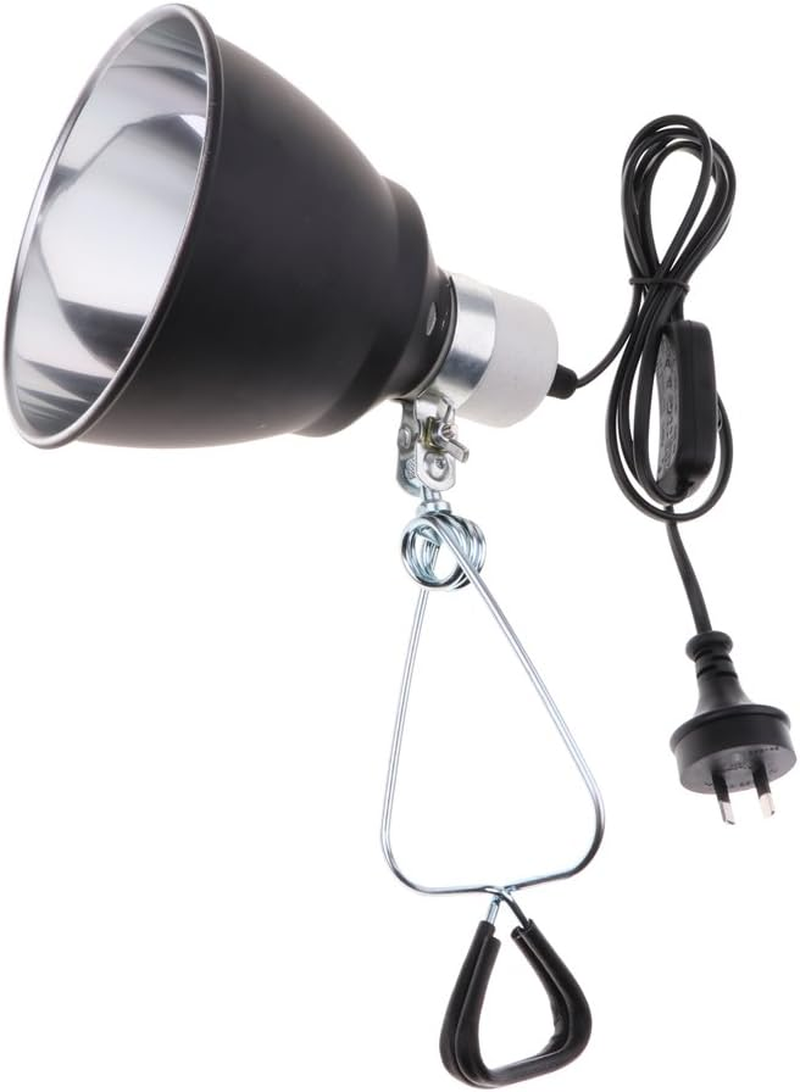 E27 Reptile Light Holder Clamp Ceramic Heat Lamp AU Plug image number 3