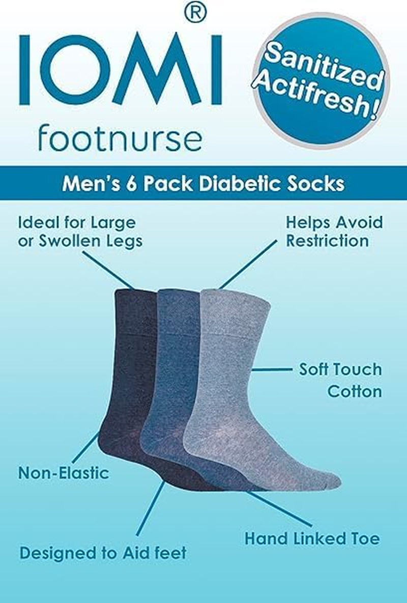 Sockshop | Gentle Grip | Diabetic Non-Binding Cotton Socks | 3 Pair | Mens 12-14UK 13-15US Bigfoot | Brown image number 5