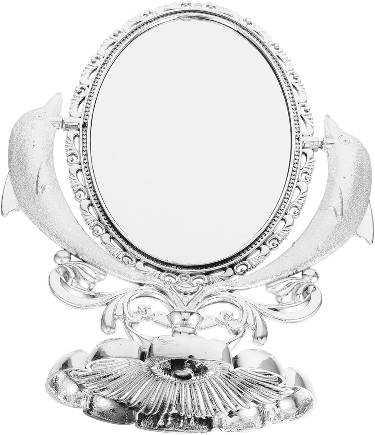 HONMEET Desktop Double-Sided Makeup Mirror Elegant Decorative Table Mirror for Beauty Salon and Home Use Viewing Angle for Makeup Application image number 4