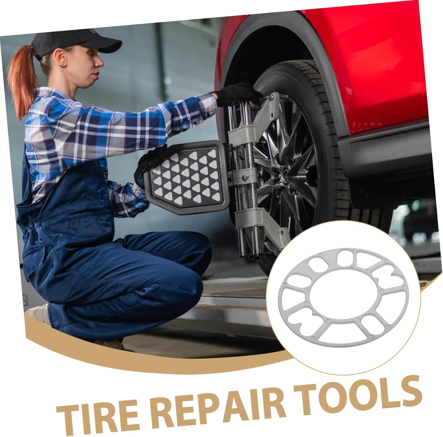 VINTORKY Automotive Wheel Spacer Adapter Hub for Cars Aluminum Tire Spacer for Enhanced Stability and Offroad Performance image number 1