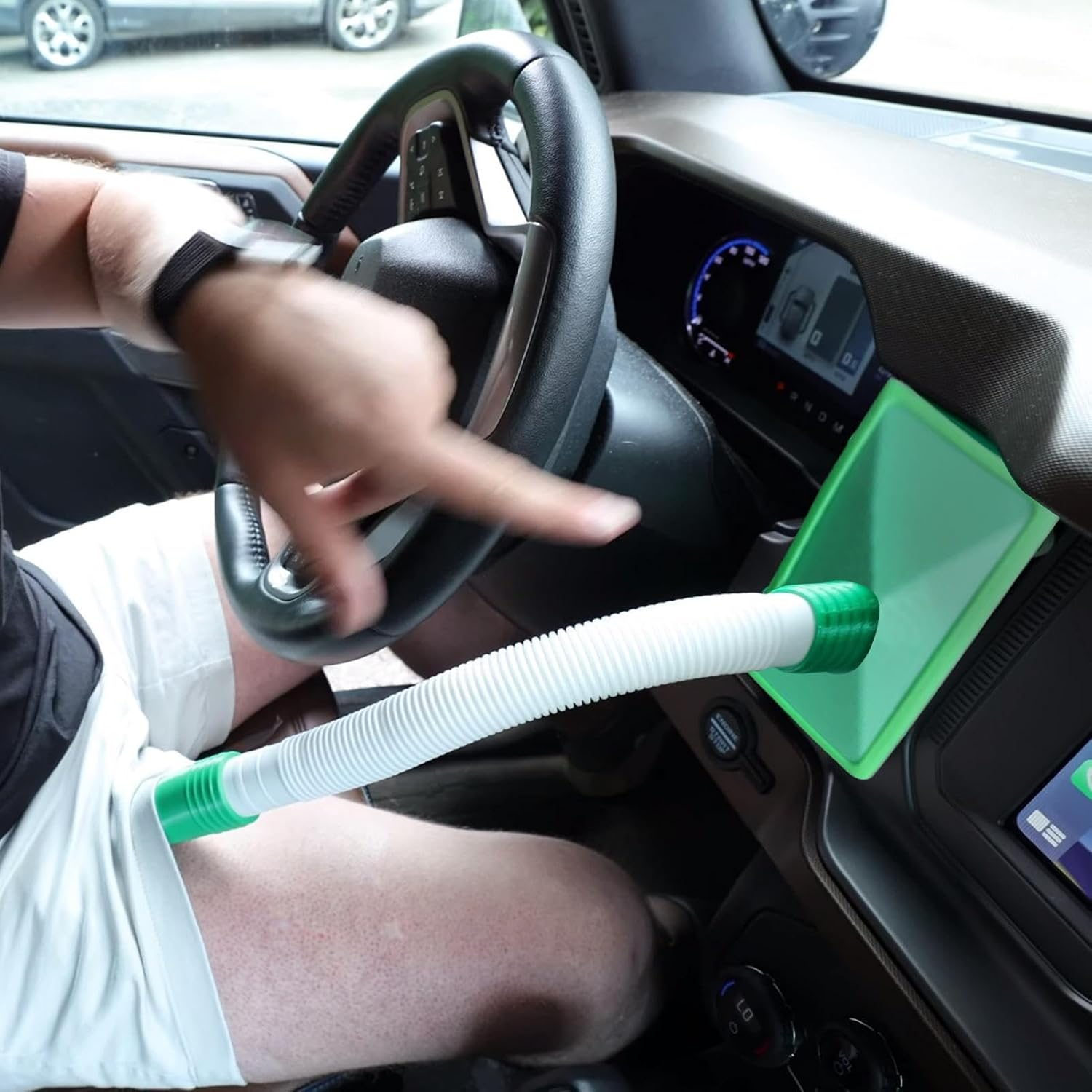 Man Balls Jewel Cooler for Car, Crotch Vent Extender Hose for Man, Car Air Conditioning Vent Extension Hose, Easy to Use, Adjustable Length, Cool or Warm Air image number 3