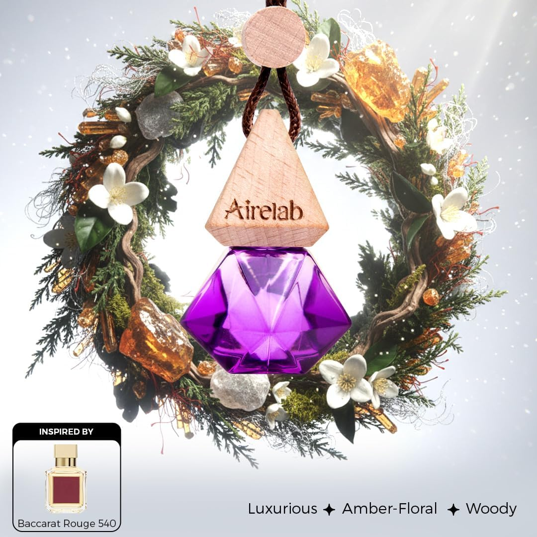 Car Air Freshener &ndash; Inspired by Baccarat Rouge 540, Luxury Long Lasting Essential Oil Diffuser for Car Interior, Natural Odour Eliminator, Unisex Premium Car Perfume, Safe for Kids & Pets image number 5