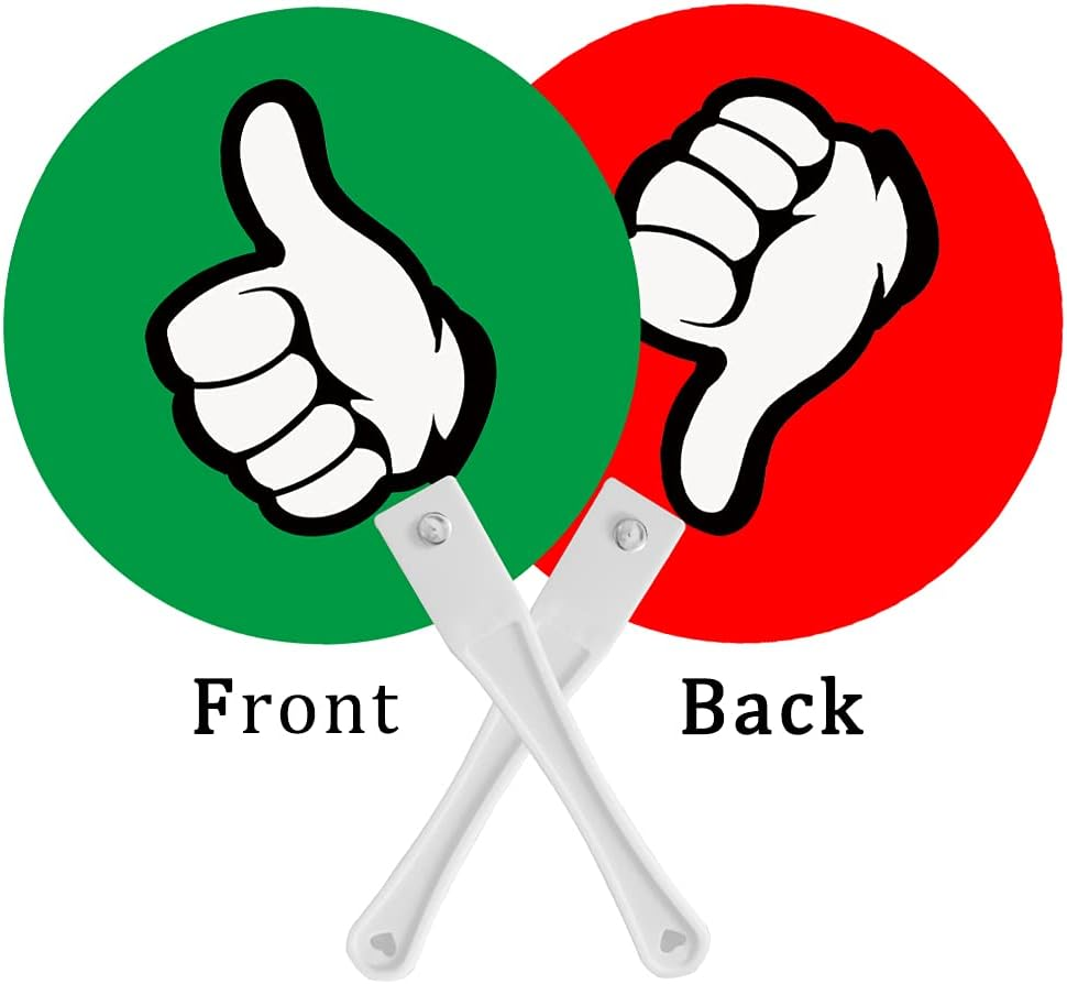 Thumbs Up/Thumbs down Paddles 24 Packs for Classroom Voting, Teacher Classroom Event Supplies and Teacher Student Interaction Signs image number 2