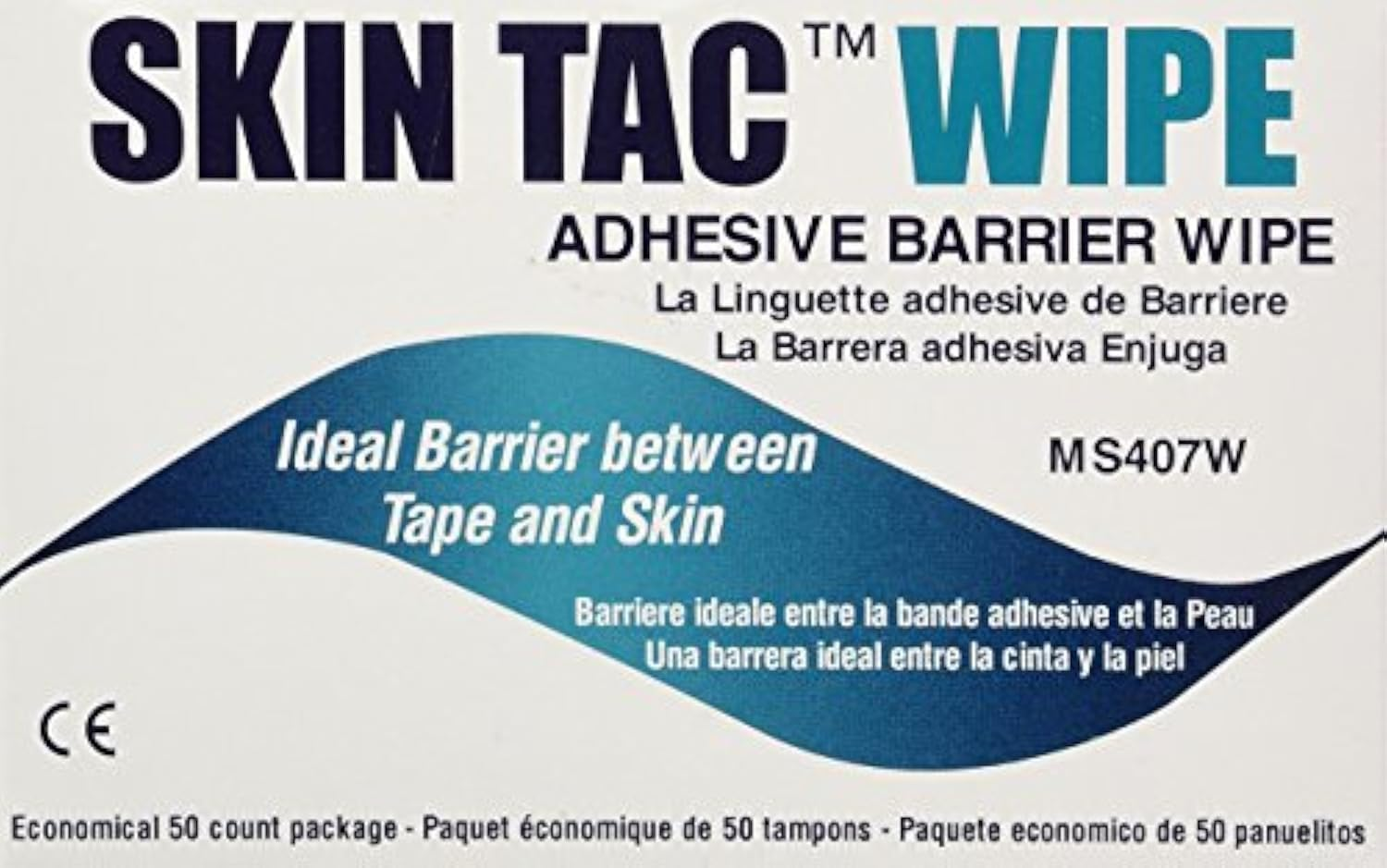 Skin Tac Adhesive Barrier Wipes, 50 Count image number 1