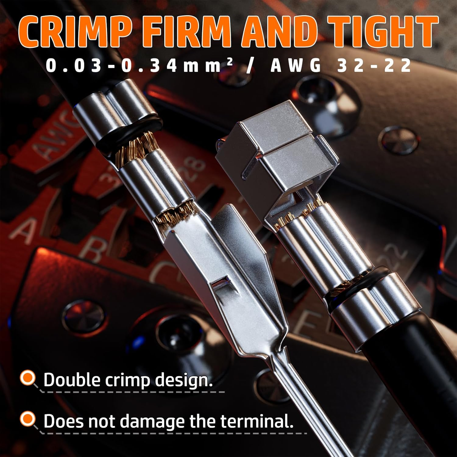PEBA JST Ratcheting Crimper 32-22 AWG for 1.0Mm/1.25Mm/1.5Mm/2.0Mm Pitch Micro Connectors, Crimping Tool for JST-SH 1.0Mm/Gh 1.25Mm/Zh1.5Mm/Ph 2.0Mm, Molex TE Terminals - Precision JST Crimp Tool image number 6