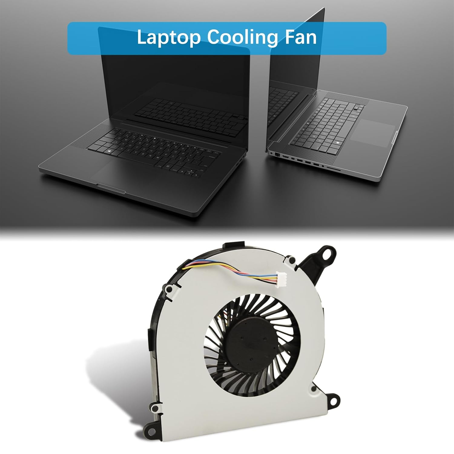 Replacement CPU Cooling Fan, 4 Pin Replacement Computer CPU Cooling Fan for Nuc8I7Beh Nuc8I3Beh Nuc8I5Beh Nuc8I5Bek image number 6