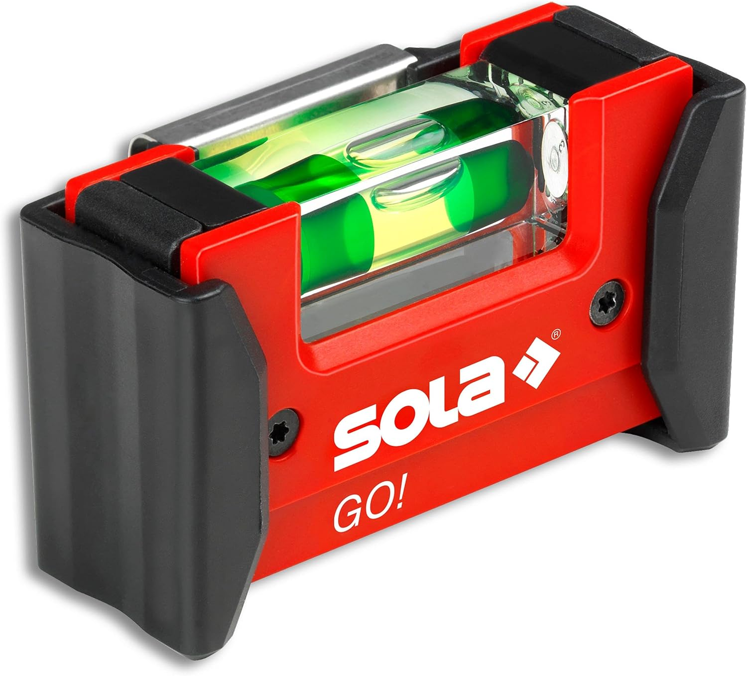 Sola GO! CLIP Mini Spirit Level Made of Glass Fibre Reinforced Plastic - Sola Small Spirit Level for Electricians - Small Pocket Spirit Level with Belt Clip image number 3