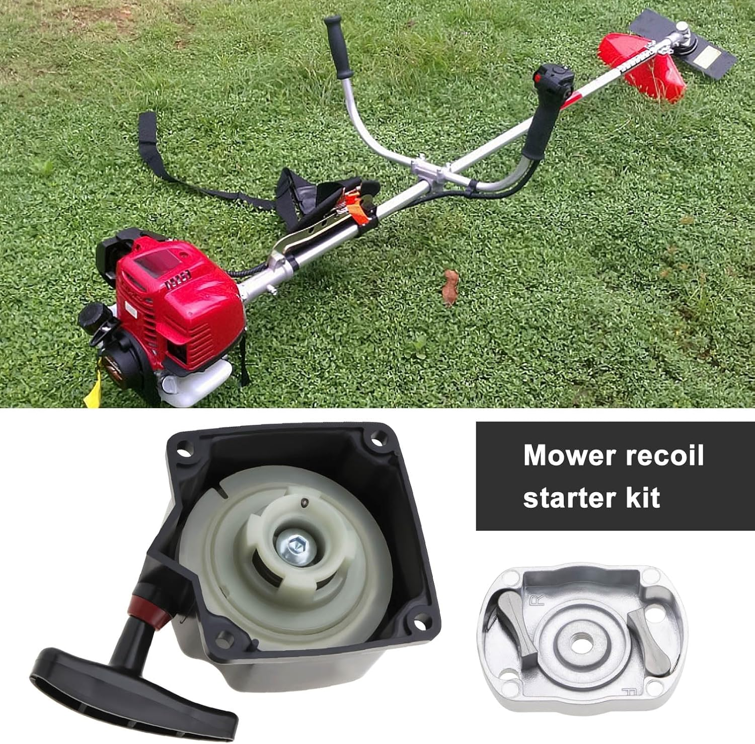 LT Easiyl 1 Set of Pull the Easy Starter Assembly Compatible with Parker Brand PGBC-5200 Compatible with Hyundai HYBC5200 Recoil Pull Starter and Drive Plate image number 4