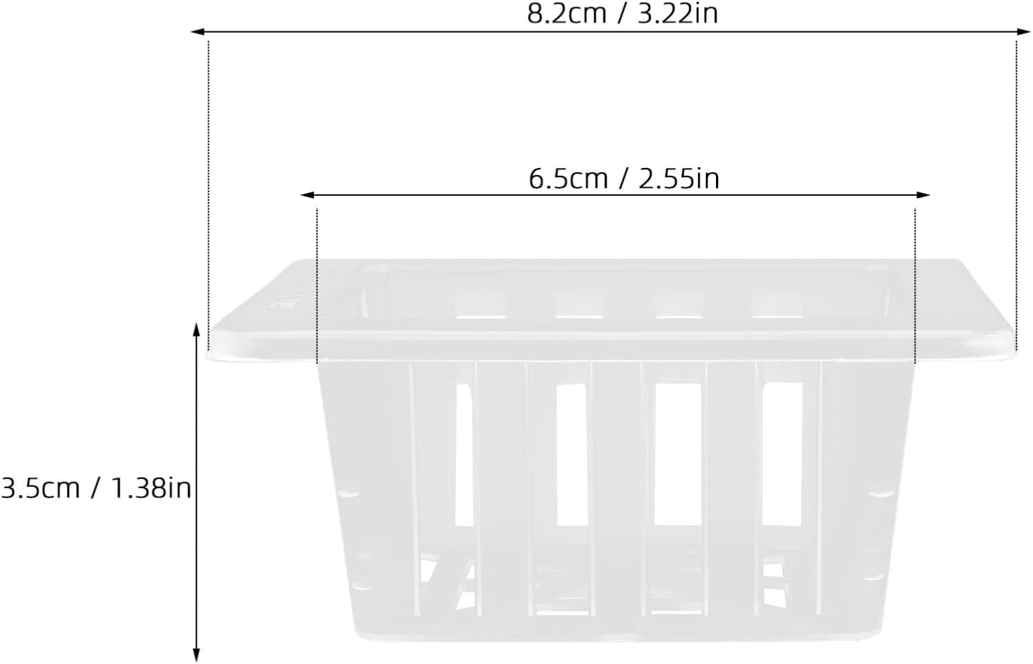Levemolo 20Pcs Hydroponic Cups for Plants Root-Fixed Flower Pot in Mesh Baskets for Vegetable Flower Gardening image number 6