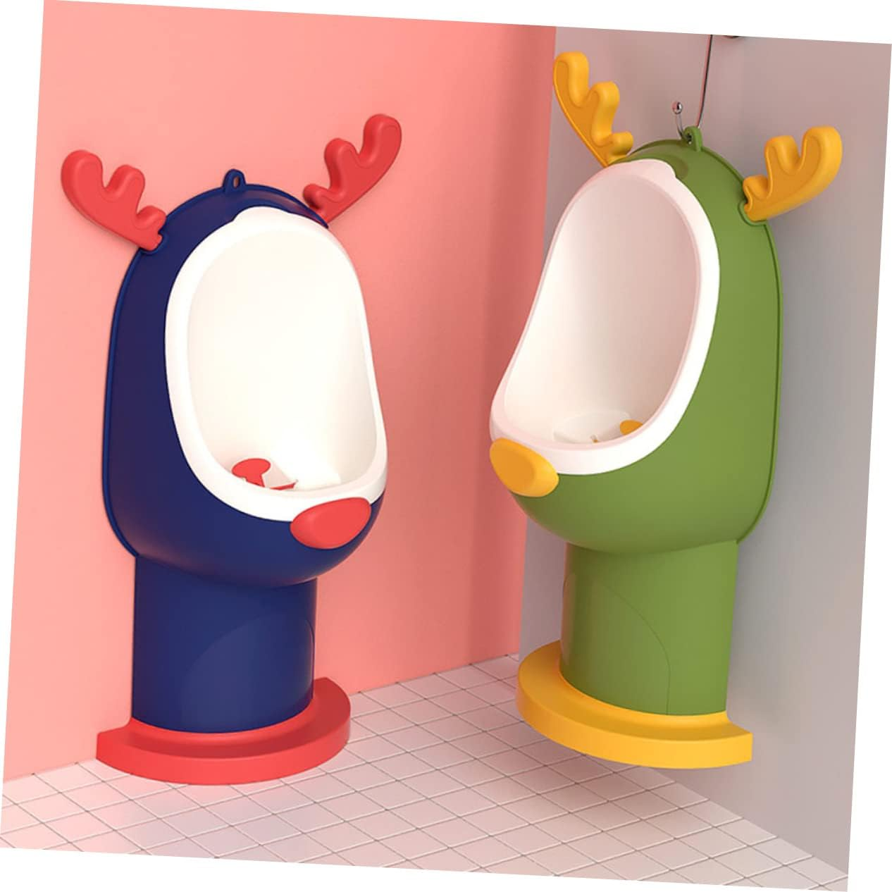 1Pc Boys Pee Trainer Wall-Mounted Cartoon Urinal for Potty Training Height Options Material Easy Drainage for Toddlers image number 4
