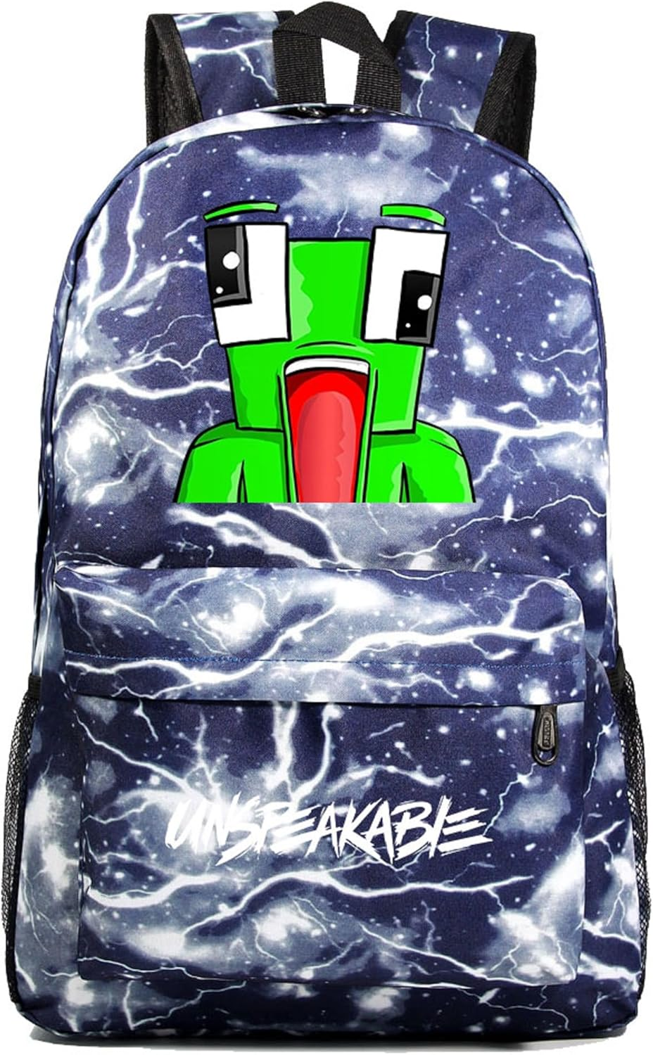 Unspeakable Backpack School Bag Glow in Dark, Thunder image number 3