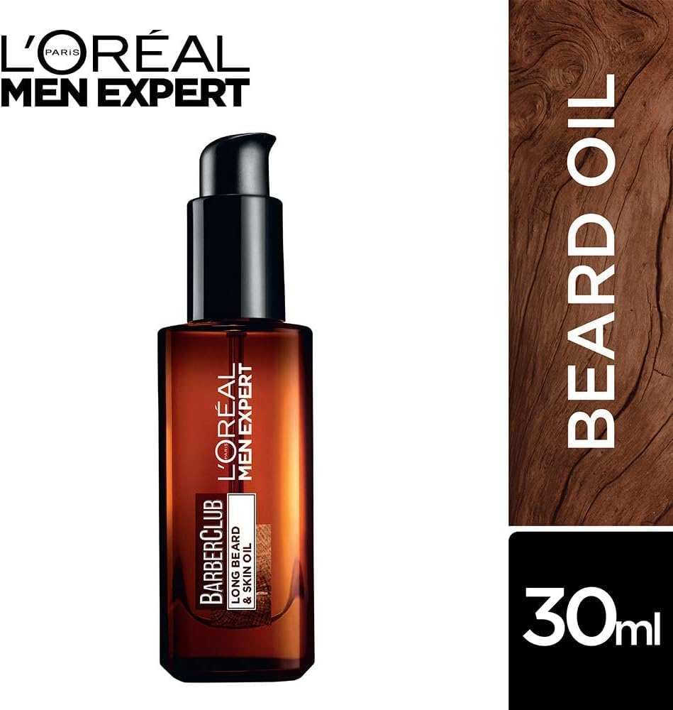 L'Or&eacute;al Paris Men Expert, Barber Club Grooming for Men, Softens Beard & Soothes Irritation, Duo Bundle - 3-In-1 Beard, Face & Hair Wash 200Ml & Beard Oil 30Ml image number 2