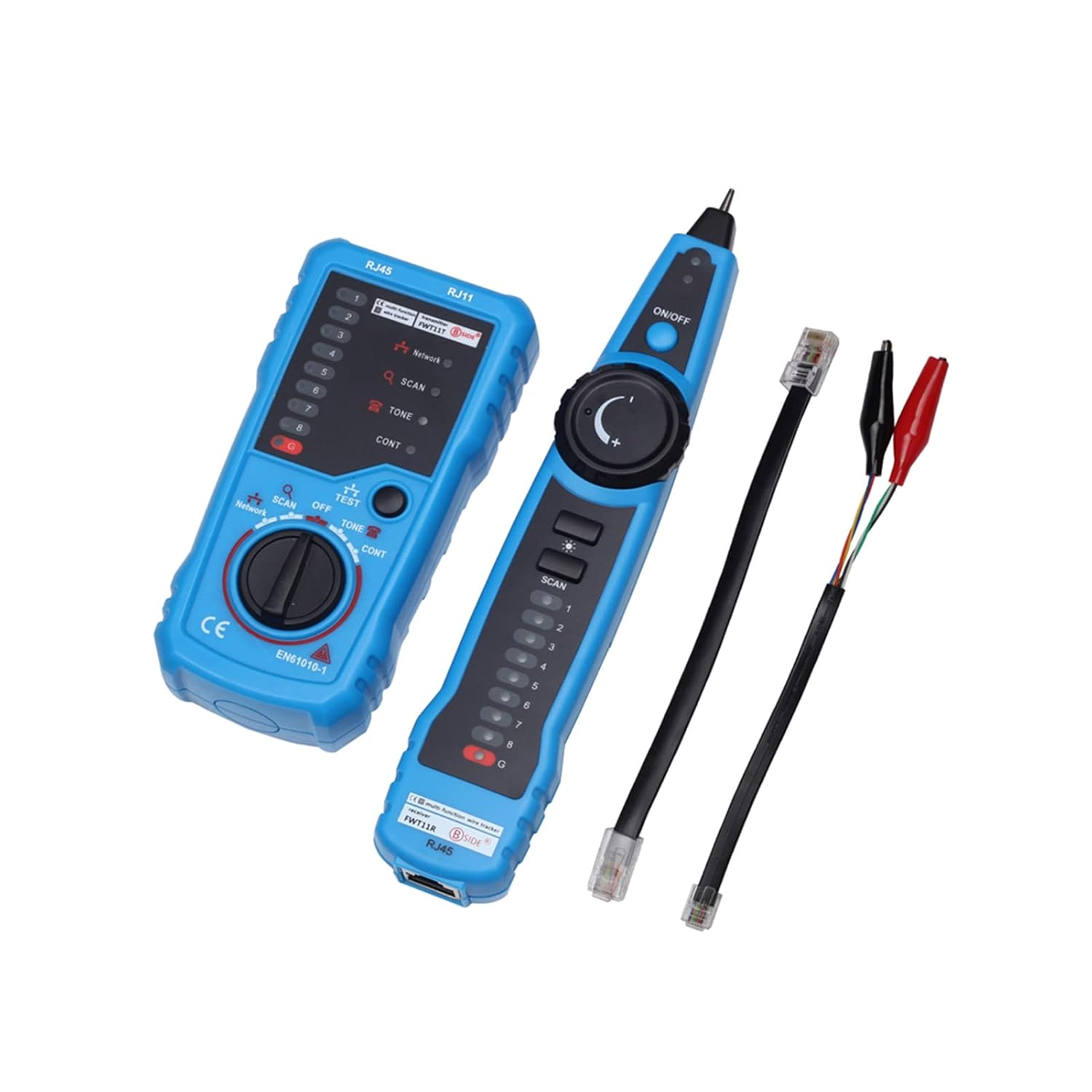 Line Finder, Eacam Multi-Functional Handheld Wire Tester Tracker, Line Finder Cable Testing Tool for Network Maintenance