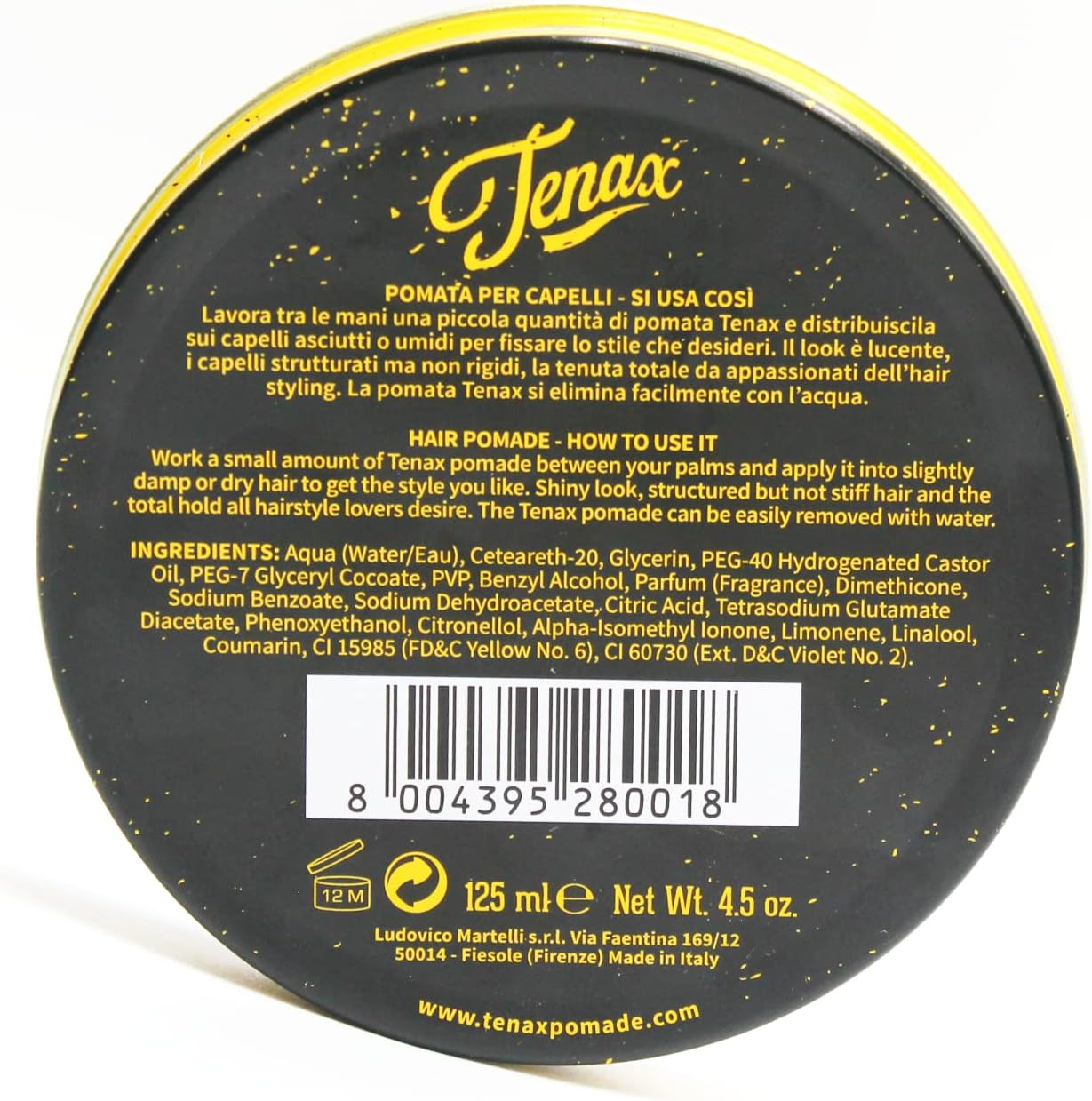 Tenax Extra Strong Pomade 125 Ml image number 3