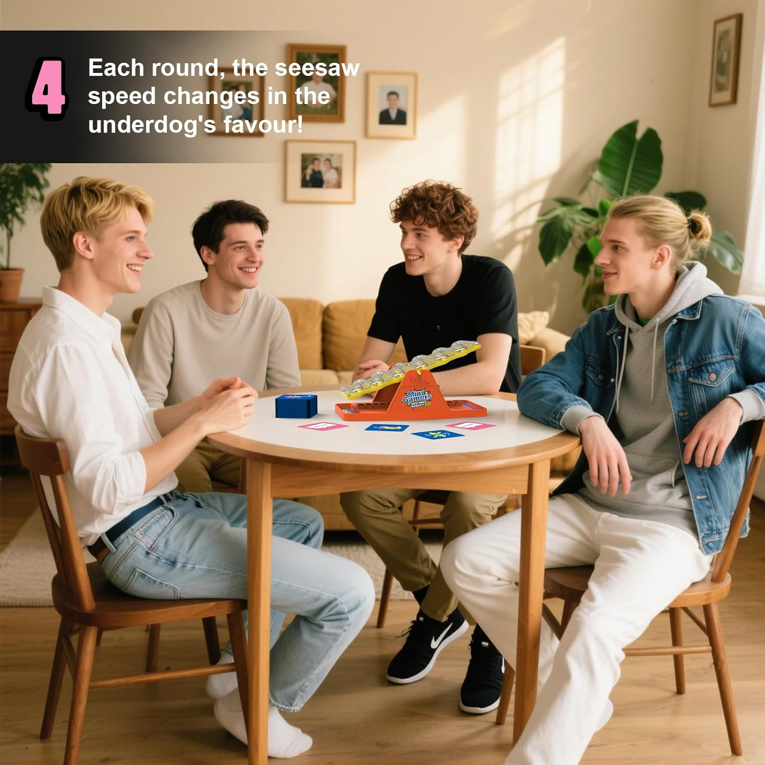 Tilt N Mind Gamers Strategy Board Game for Adults & Families (Ages 8+) | Fast-Paced Adult-Friendly Party Game | Award-Winning Family Night Activity image number 4