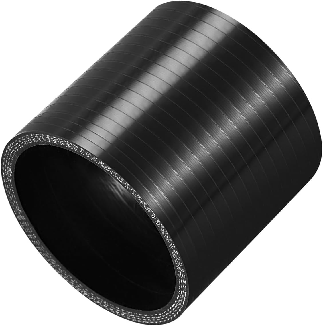 Partuto 70Mm 2.76" ID Universal Car Straight Silicone Coupler Pipe Replacement 76Mm Black image number 1