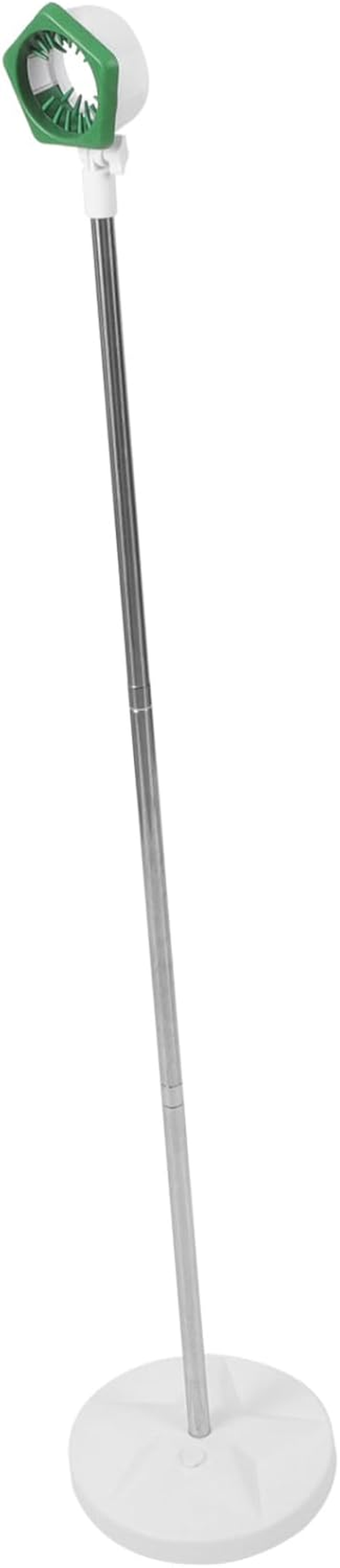 Hands-Free Hair Dryer Stand Adjustable 50-106Cm Height Floor-Standing Blow Dryer Holder Rack in Flexible Green for Bathroom and Travel Use image number 2