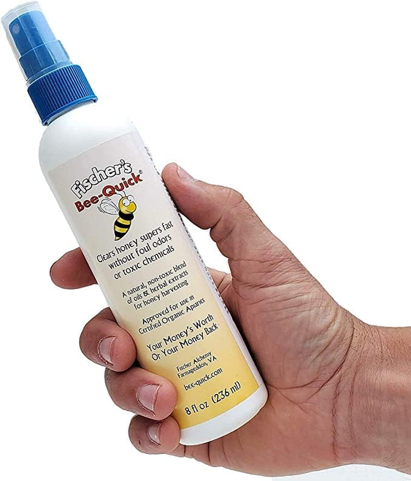 Fischer'S Bee Quick Bee Repellent for Removing Honey Bees from Beekeping Equipment in a Safe and Organic Way (8 Oz Bottle) image number 5