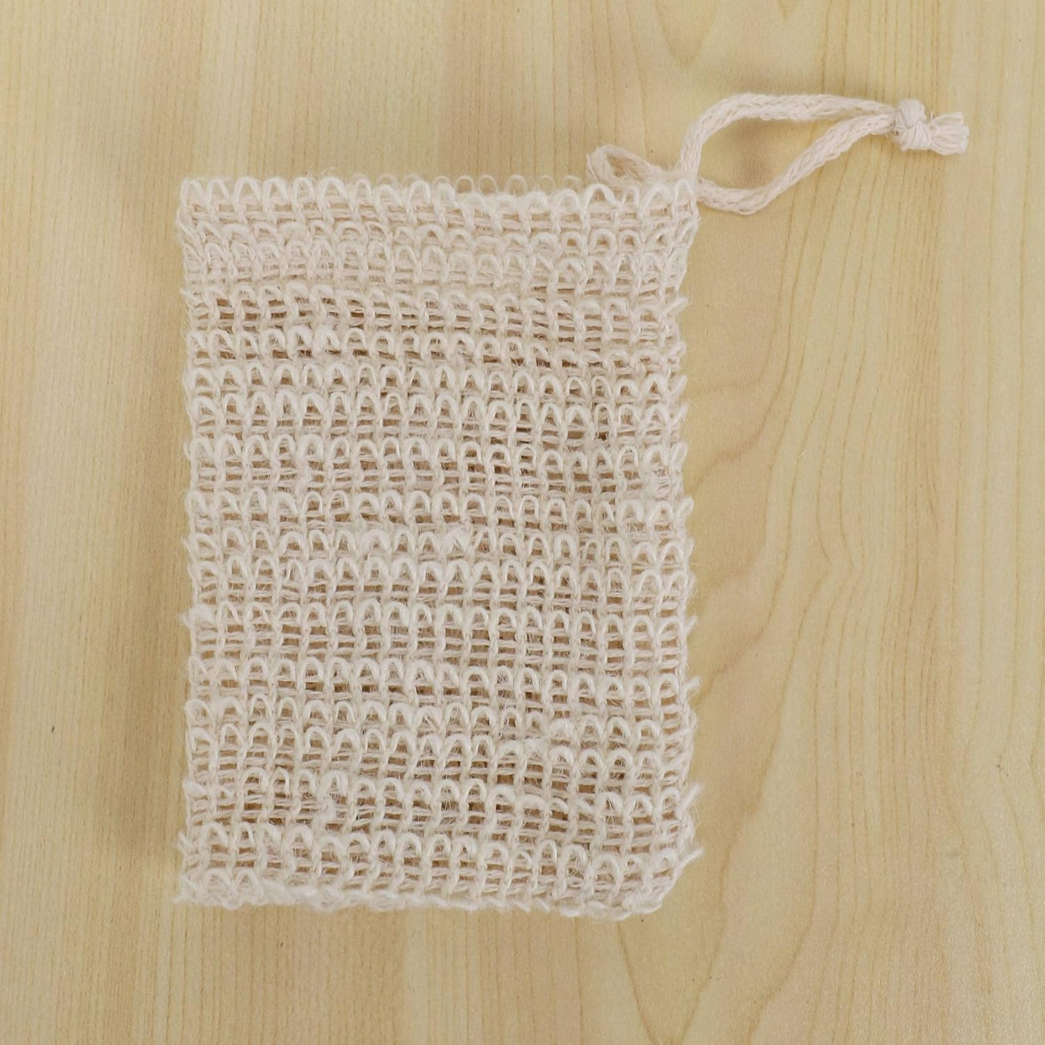 Jingfei 10 Pack Natural Sisal Soap Bag Exfoliating Soap Saver Pouch Holder image number 5