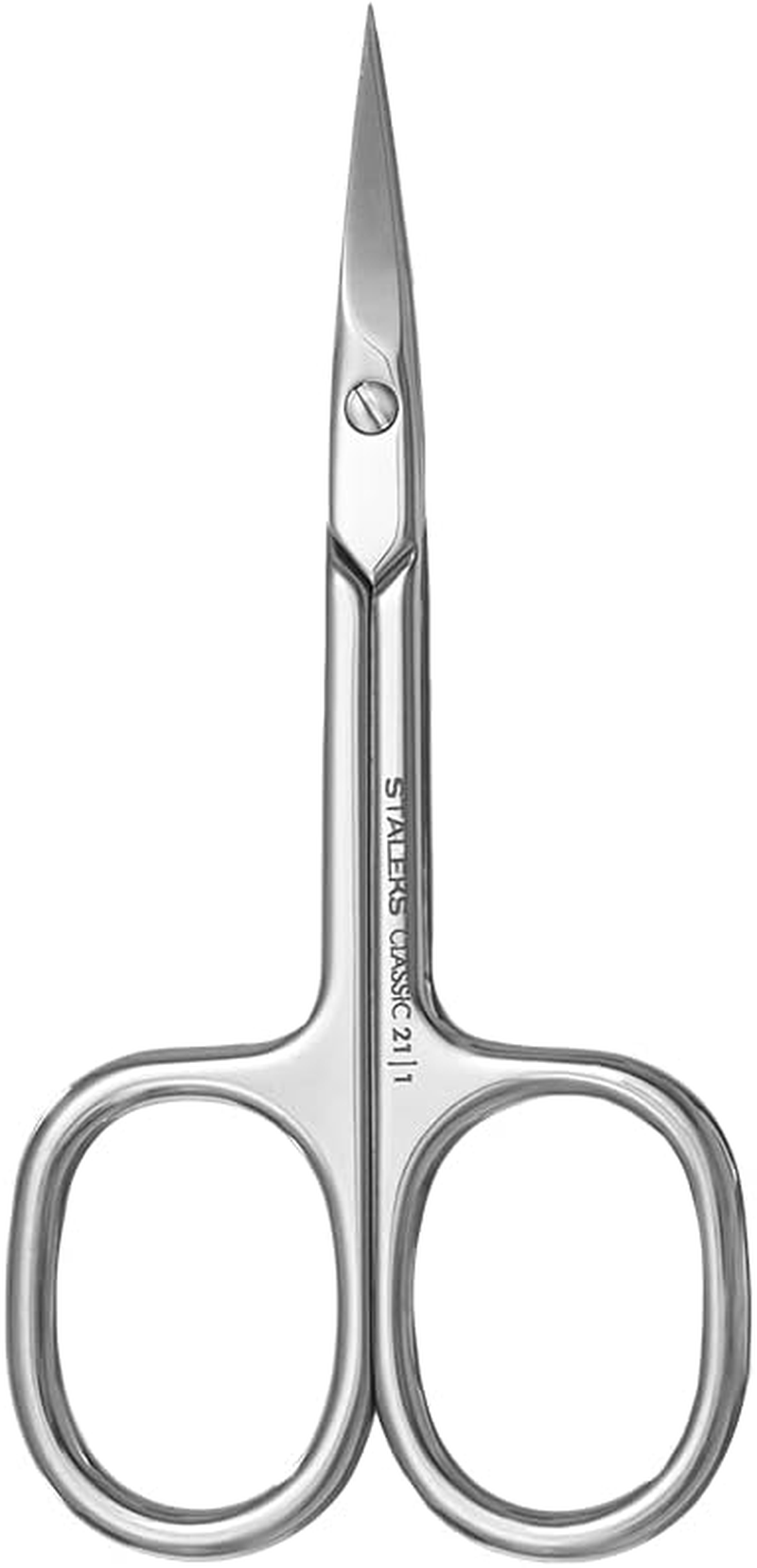 Staleks Classic 21 Type 1 Cuticle Scissors ? Narrow Blades ? Straight Handles ? Compact Size for Home Nail Care image number 4