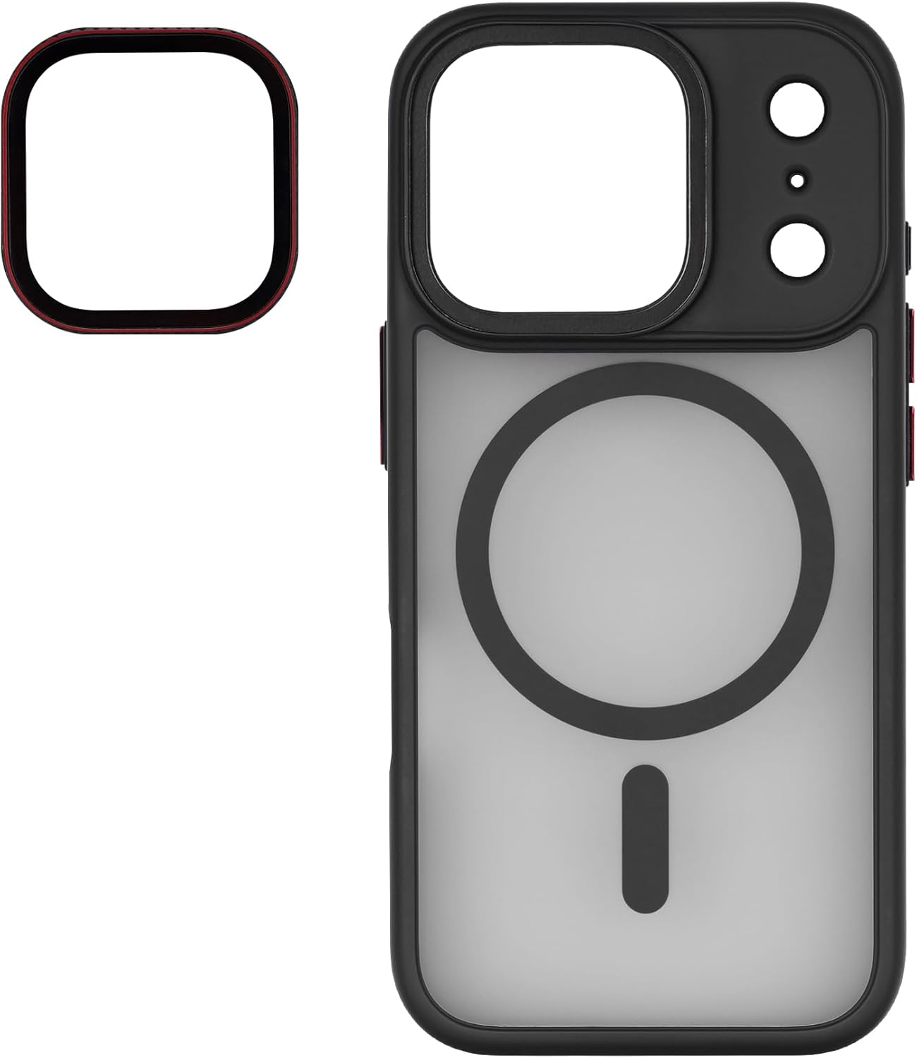 Giai for Iphone 17 Pro Case with Detachable Magnetic UV Protection Filter, Compatible with Magsafe, Magnetic Shockproof Phone Case for Outdoor Shooting, Travel, and Daily Commuting image number 4