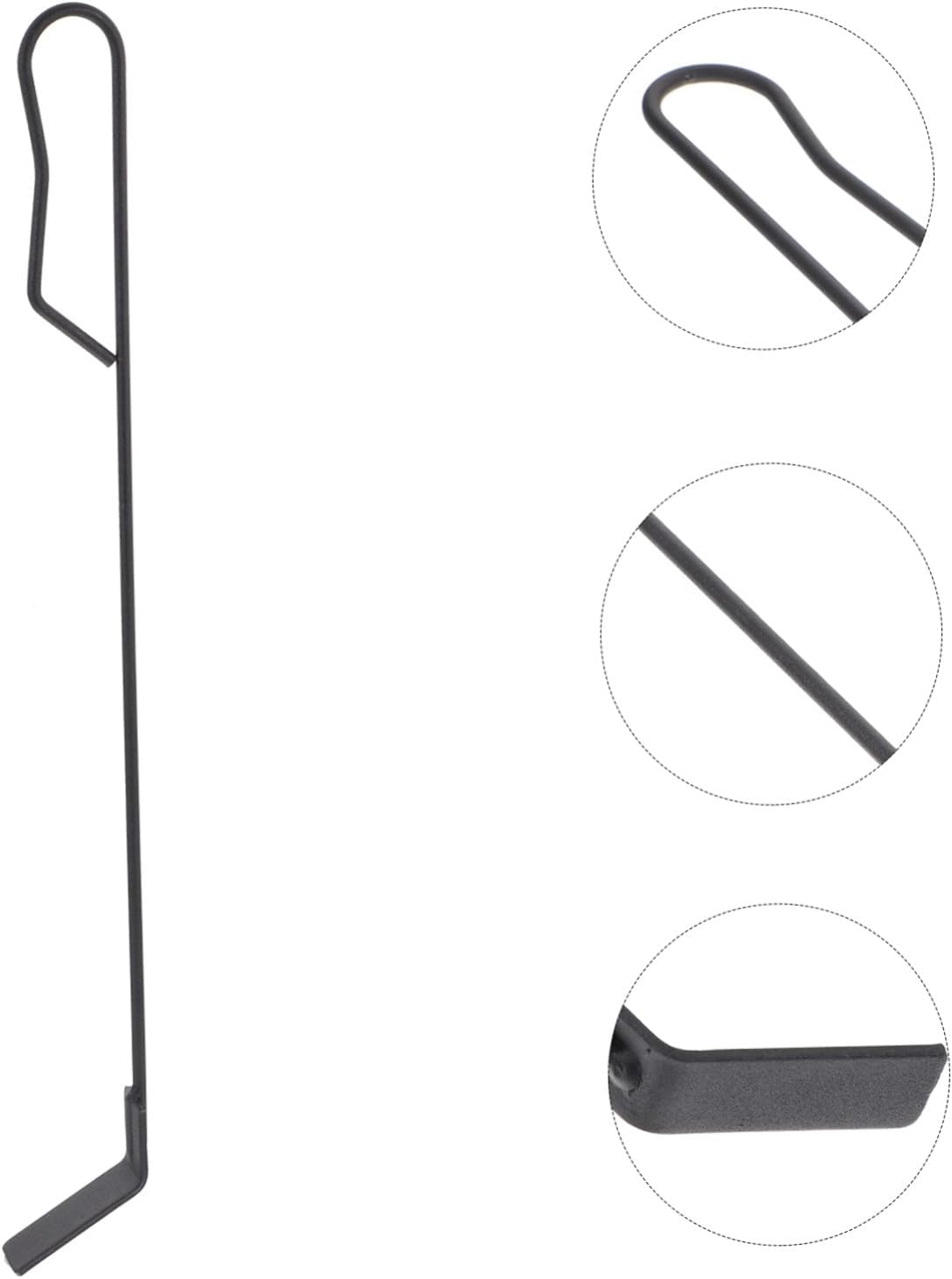 Totority Charcoal Ash Tool Coal Shovel Rake for BBQ Grill Stove Cleaning Lightweight Outdoor Home Multipurpose Scraper for Coal Soil Garbage Removal image number 1