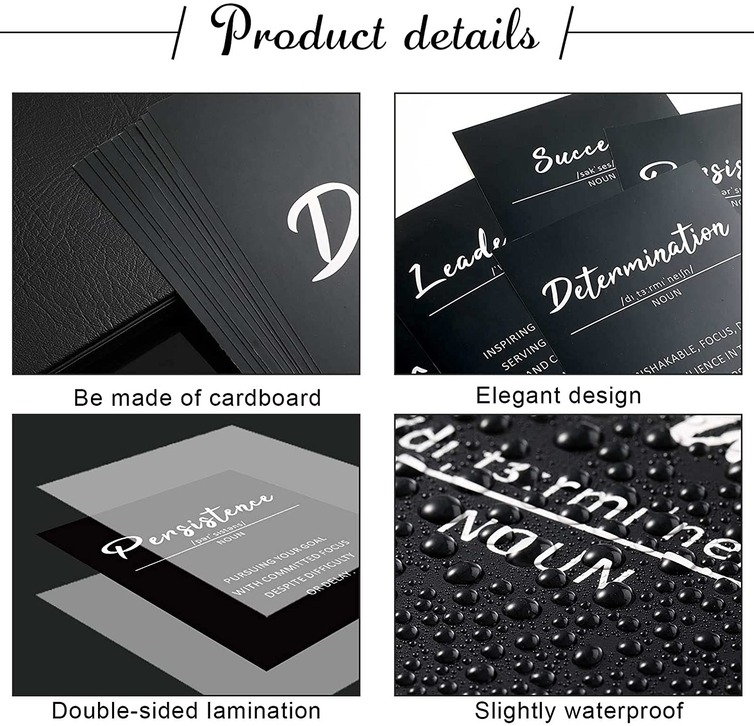 9 Pieces Inspirational Phrases Wall Art Prints Motivational Sayings Quote Poster Positive Print Decoration for Teens Adults Living Room Office Classroom College Decor, Unframed, 8 X 10 Inch (Black) image number 3