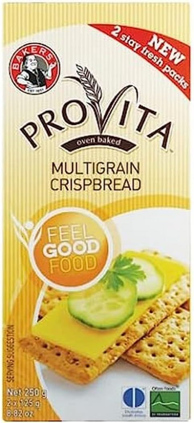 Bakers Provita Multigrain Crispbread 250 G image number 2