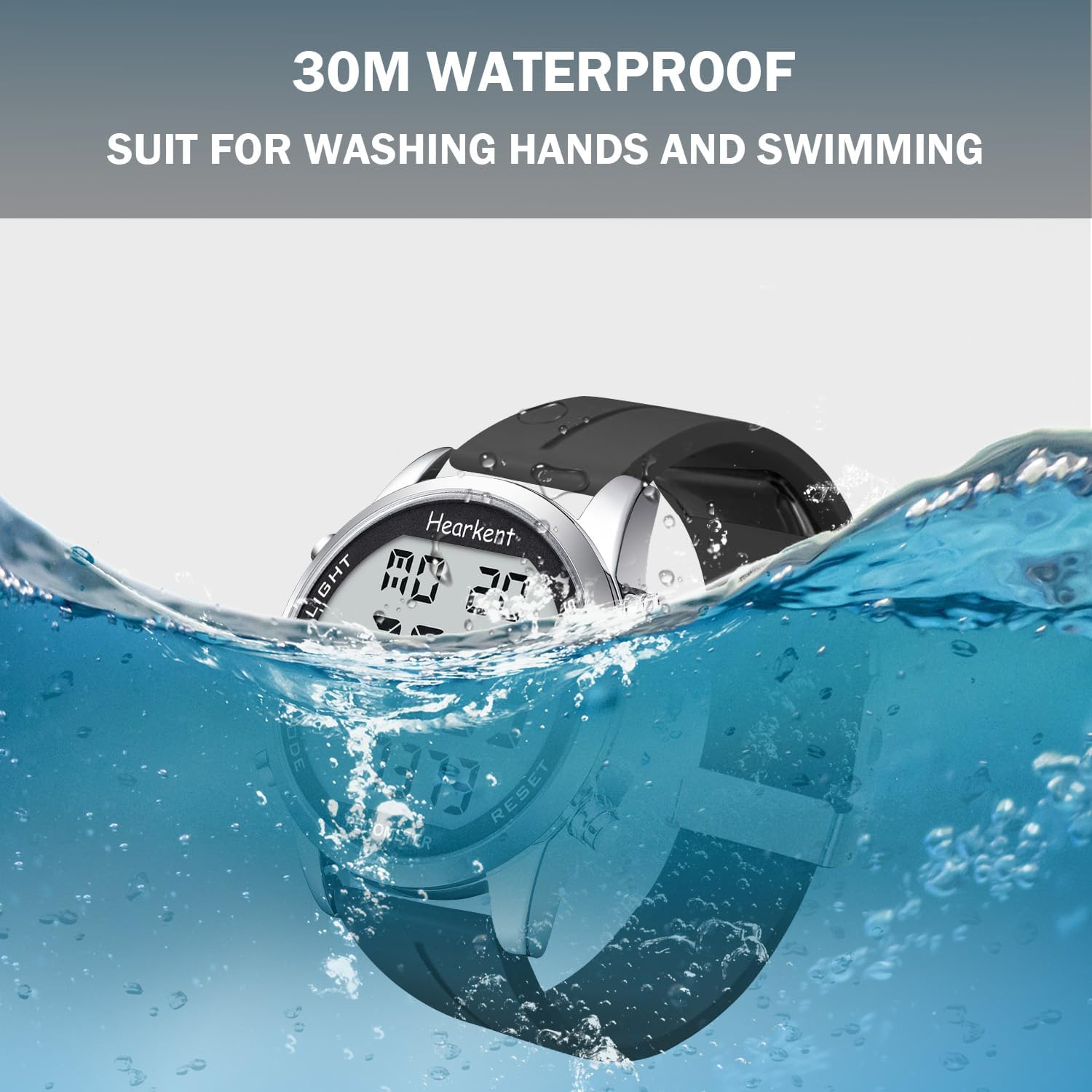 Hearkent Pedometer Watch for Walking for Senior Non Bluetooth No App Required with Steps Calories Counter and LCD Large Numbers&hellip; image number 6