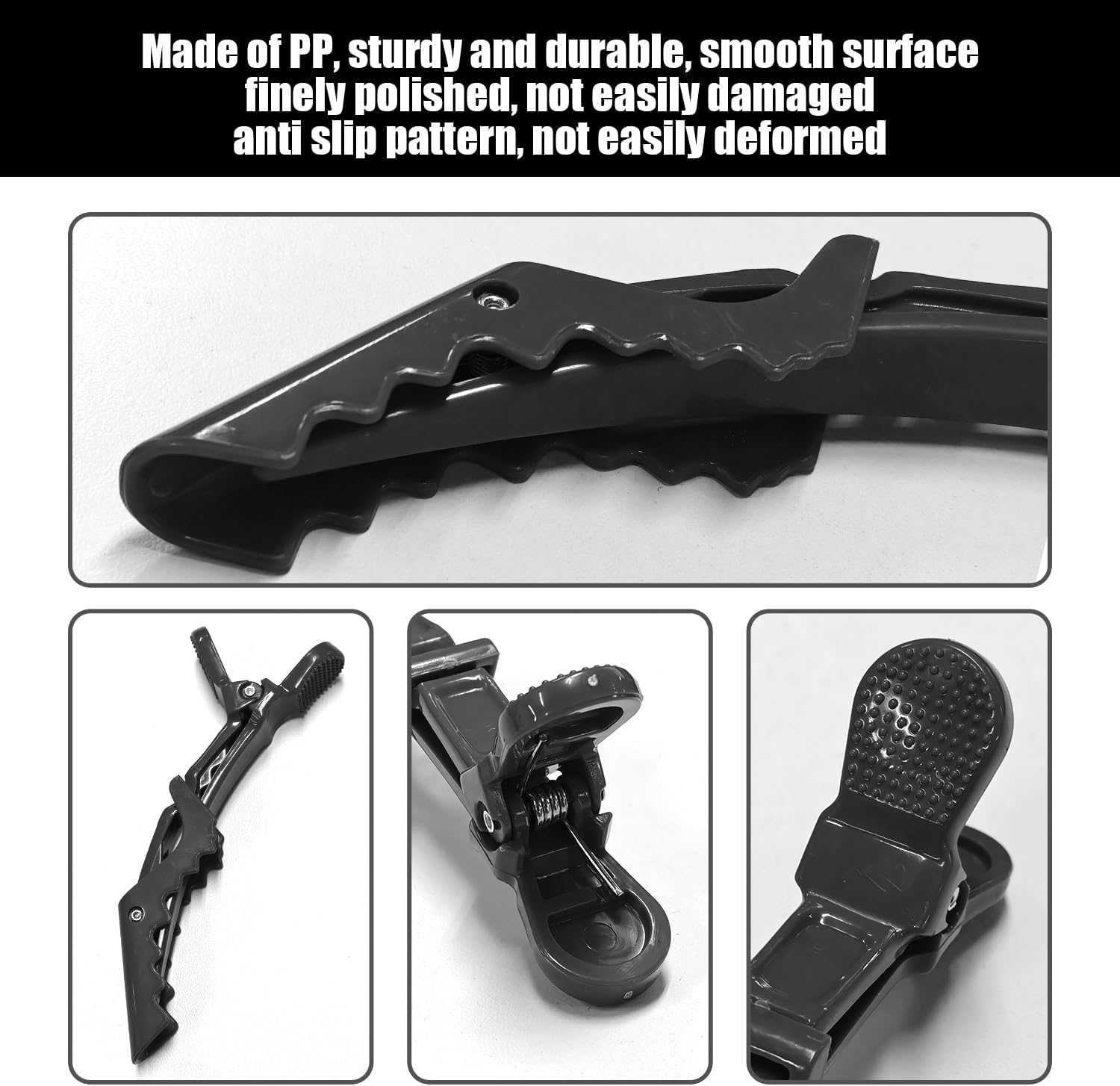 14 Plastic Hair Pins, Wide Spring Early Hair Pins, Anti-Slip Hairpins, Hair Making Hair Fixing Accessories image number 4