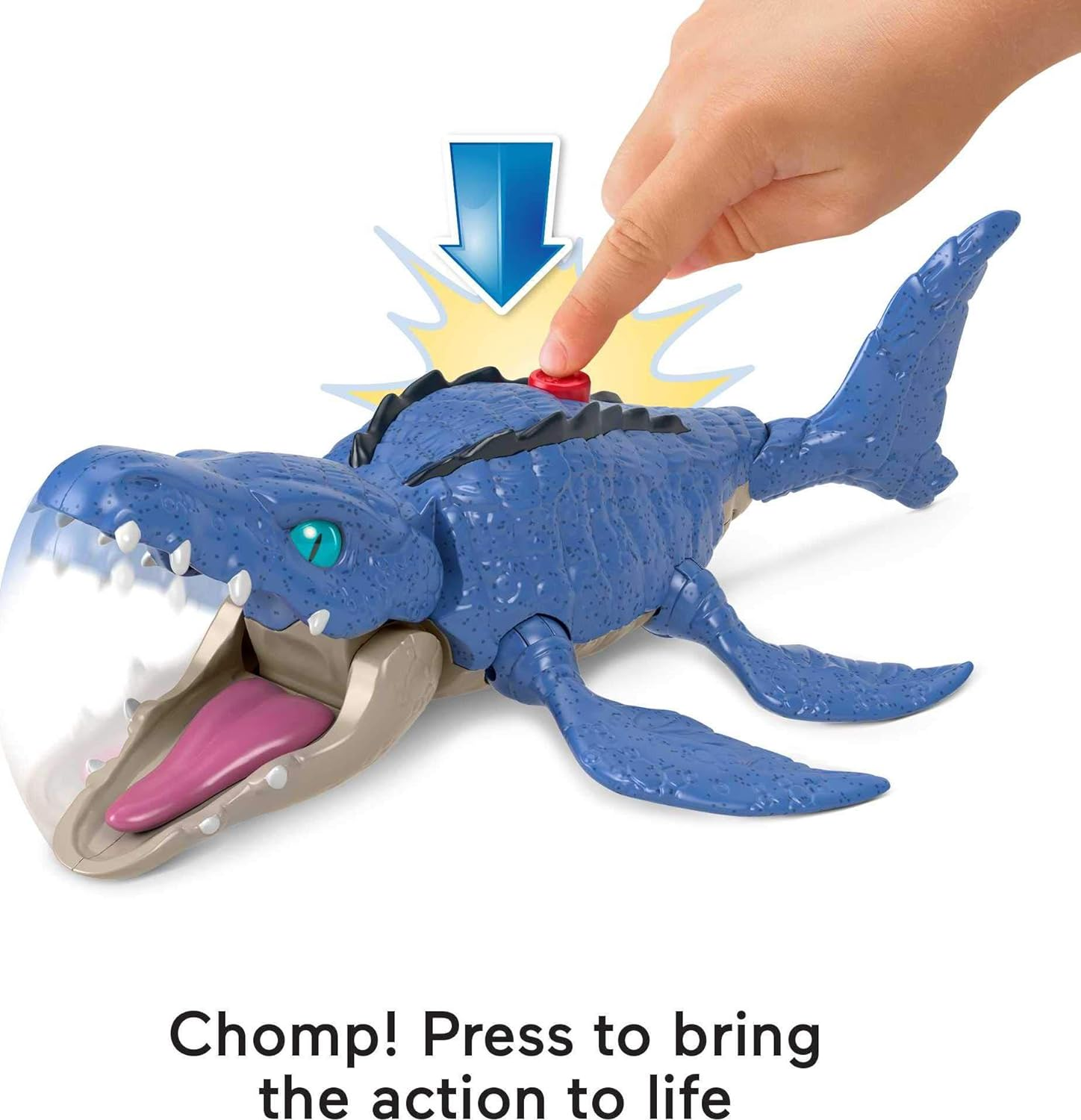 Fisher Price - Imaginext Jurassic World Camp Cretaceous Mosasaurus & Kenji image number 6